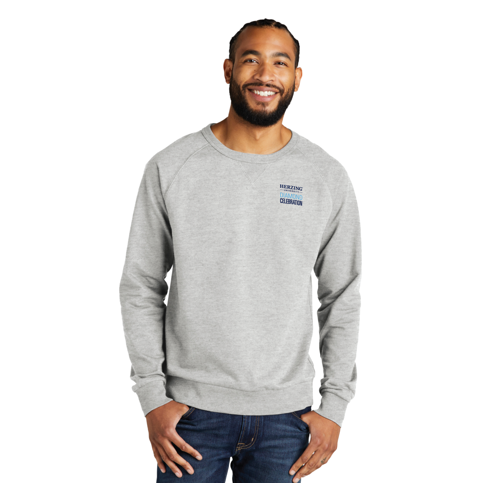 Herzing University - Organic French Terry Crewneck Sweatshirt