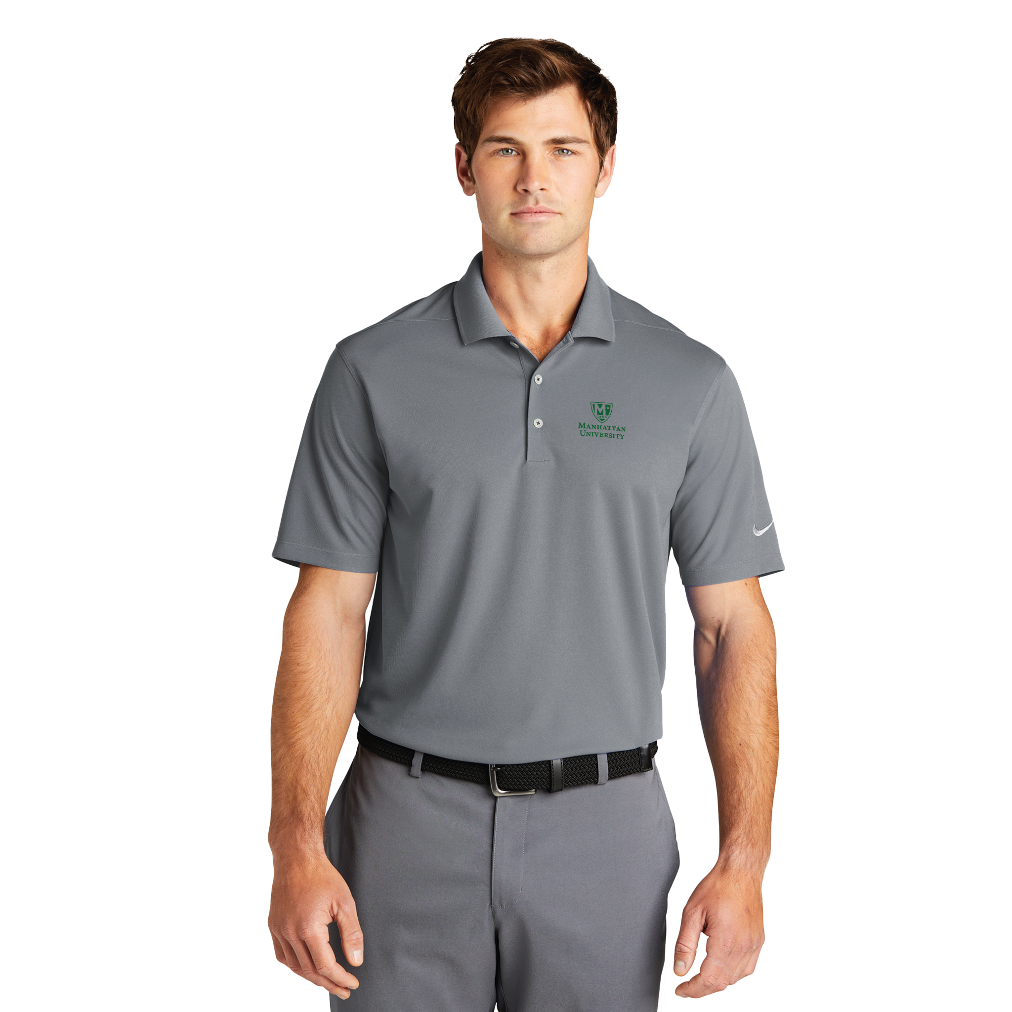 Manhattan University - Nike Dri-Fit Micro Pique 2.0 Polo Shirt