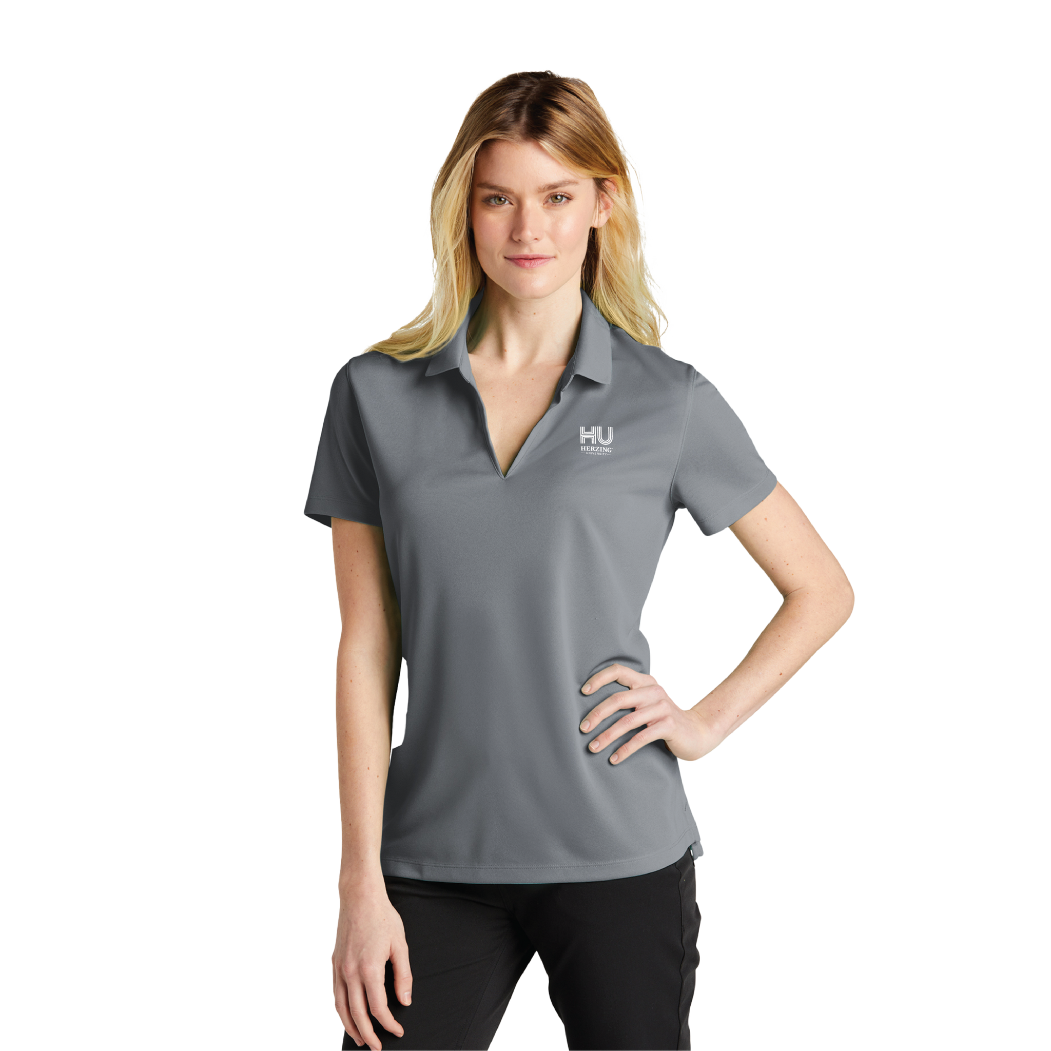 Herzing University - Nike Ladies Dri-Fit Micro Pique 2.0 Polo