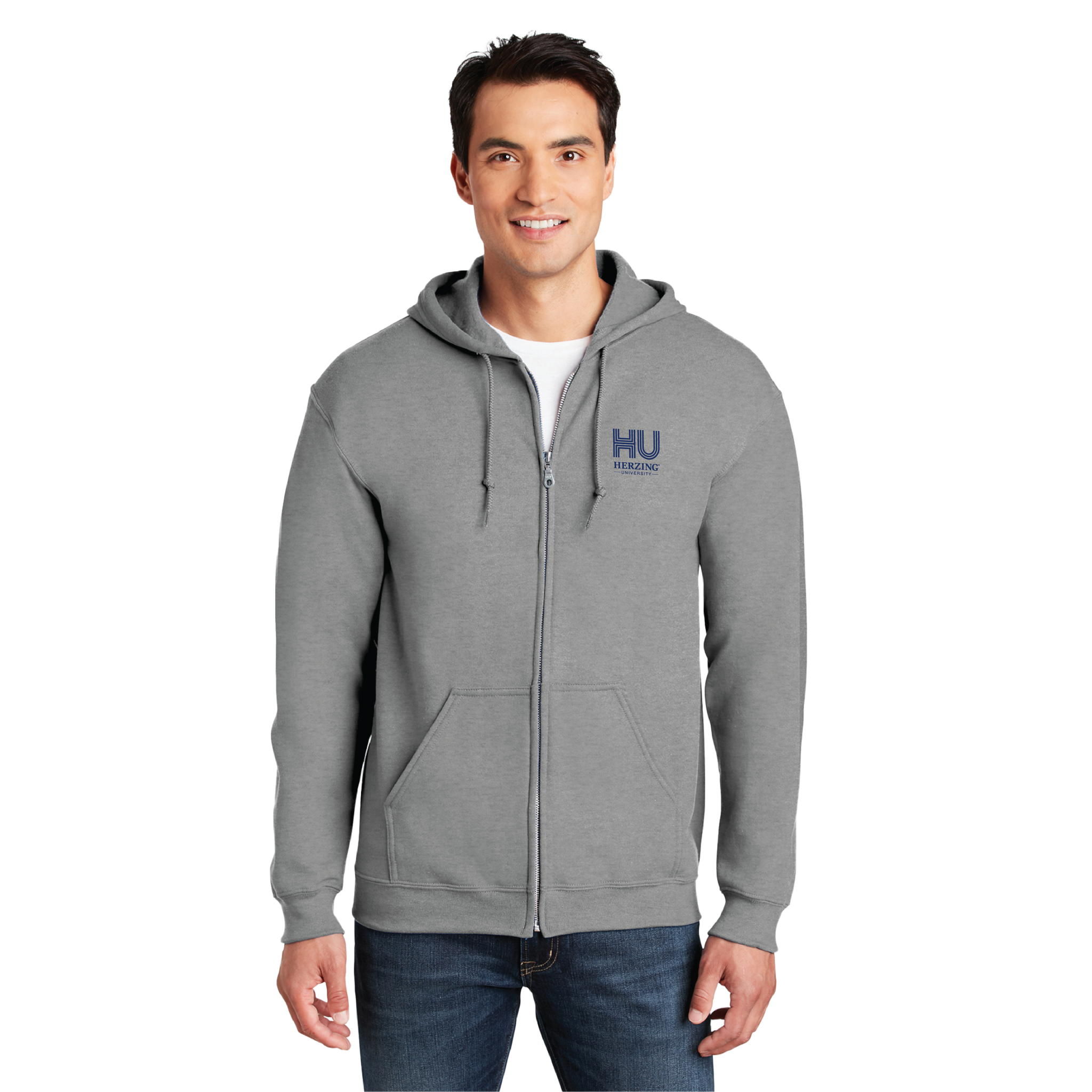 Herzing University - Full Zip Hoodie