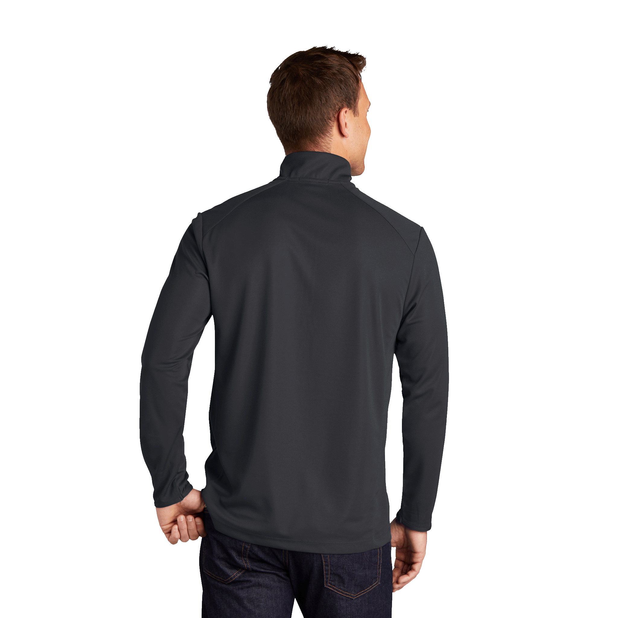 CSUF - 1/2 Zip Mesh Pullover