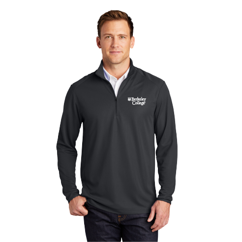 Berkeley College - 1/2 Zip Mesh Pullover