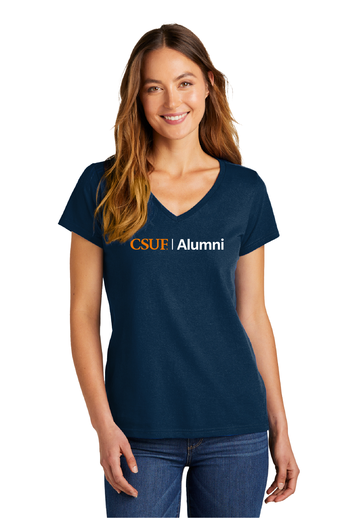 CSUF - Women's V-Neck