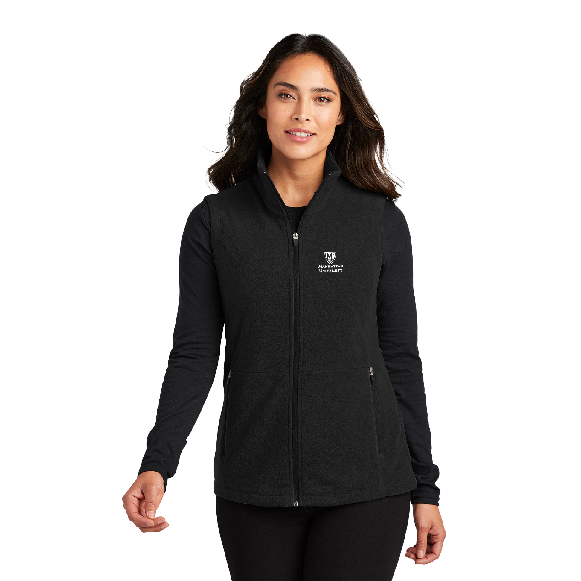 Manhattan University - Ladies Microfleece Vest