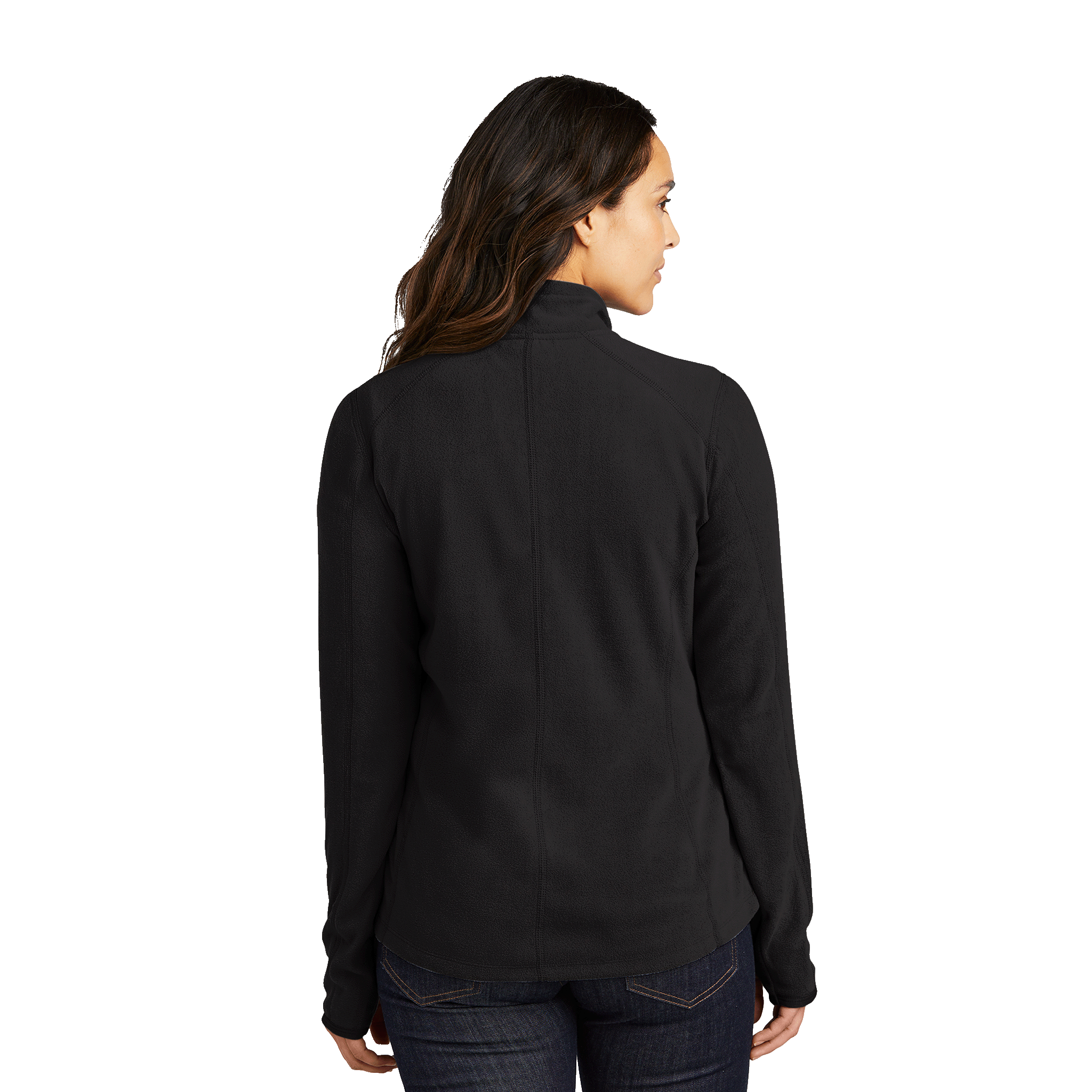 CSUF - Ladies Microfleece 1/2-Zip Pullover