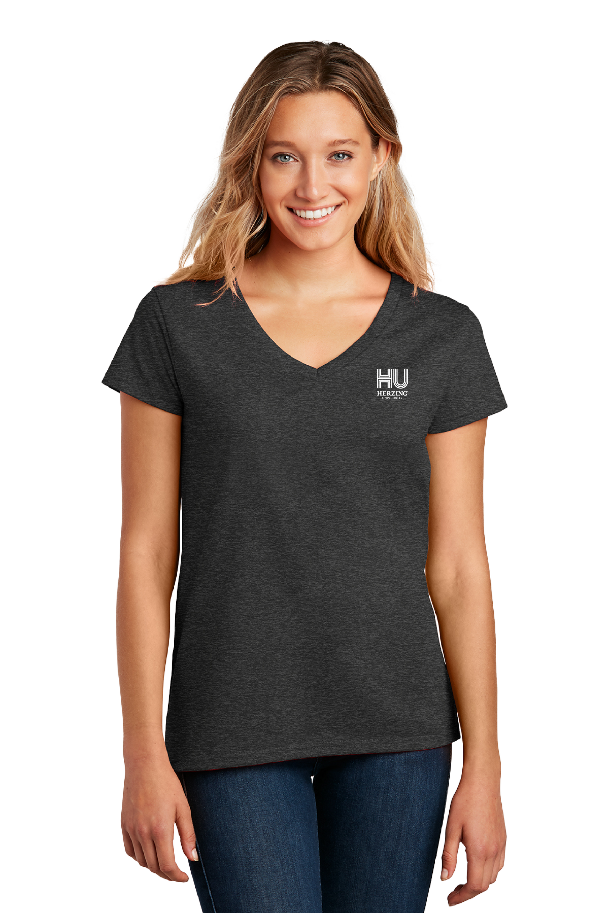 Herzing University - Women's Recycled V-Neck Tee