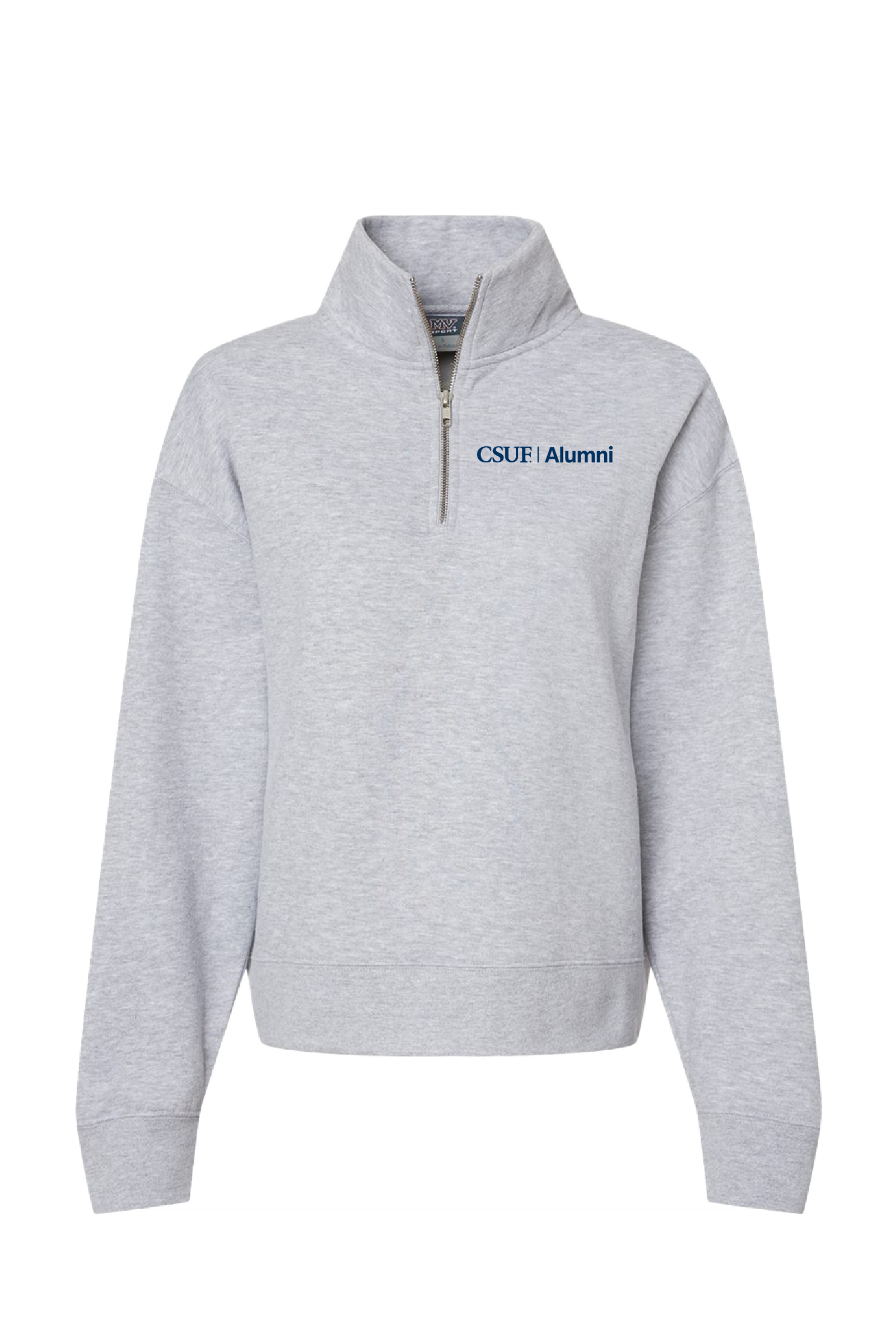 CSUF - Women's Sueded Fleece Quarter-Zip Sweatshirt