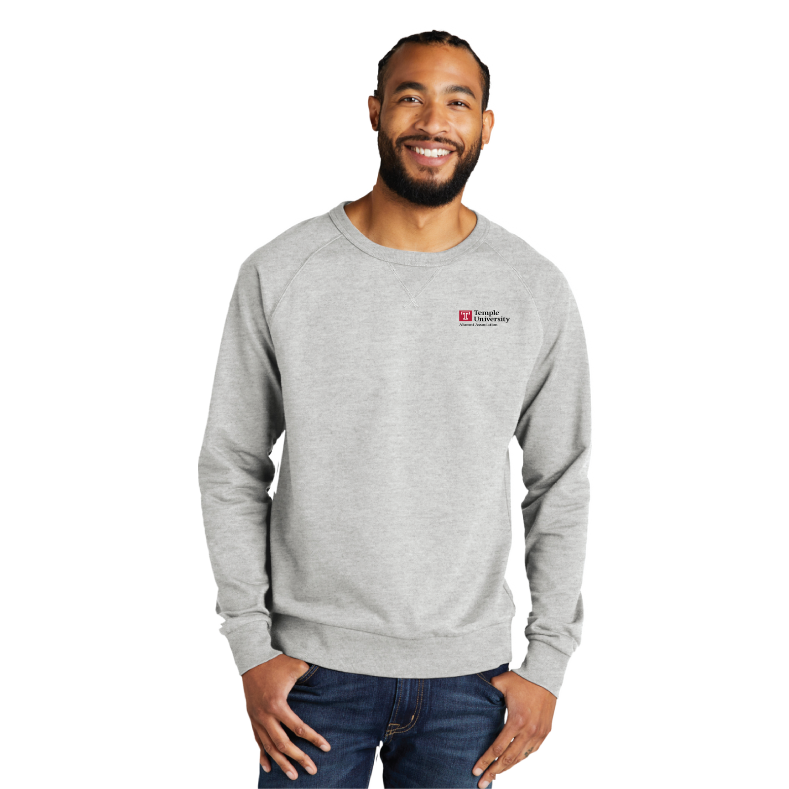Temple University  -  Organic French Terry Crewneck Sweatshirt