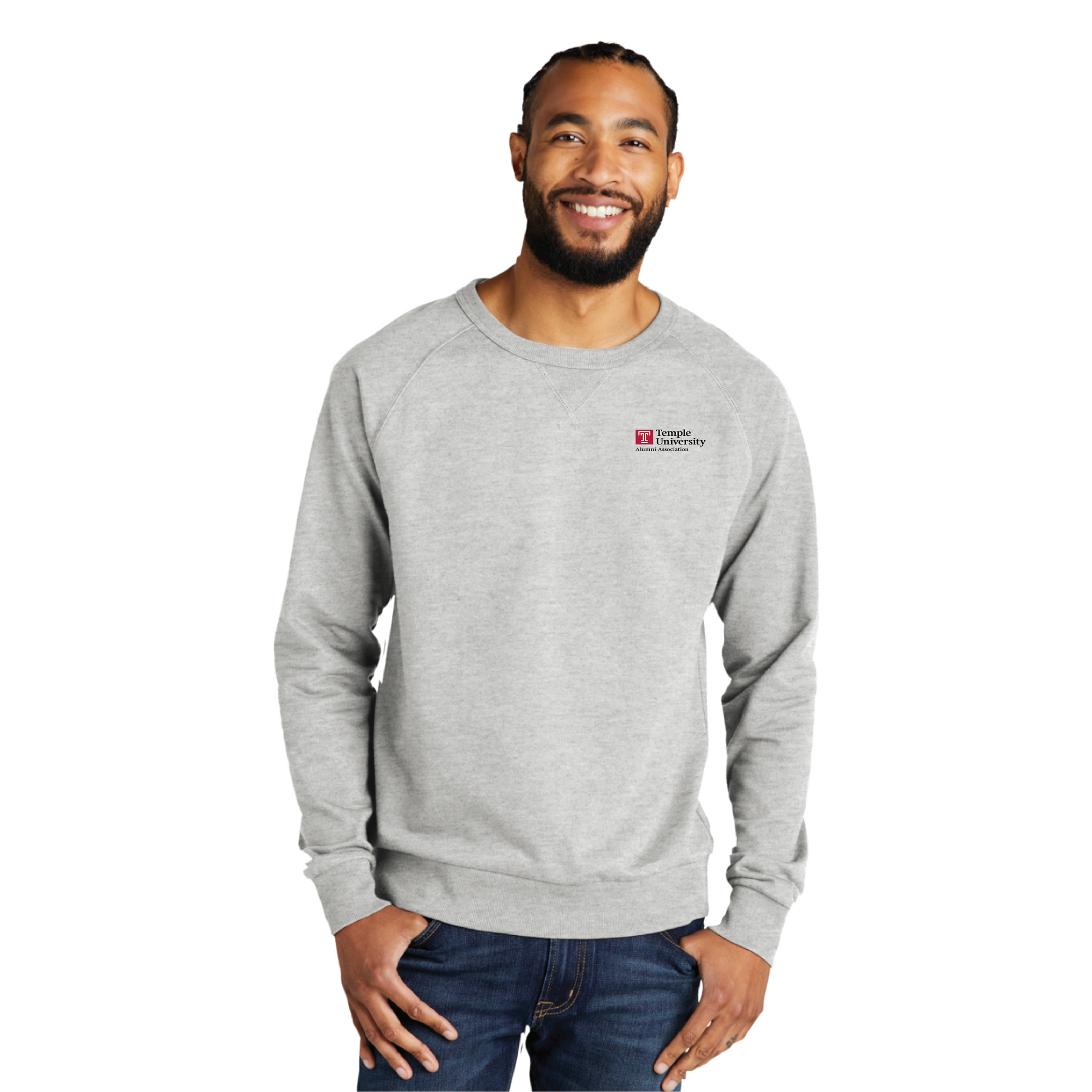 Temple University  -  Organic French Terry Crewneck Sweatshirt