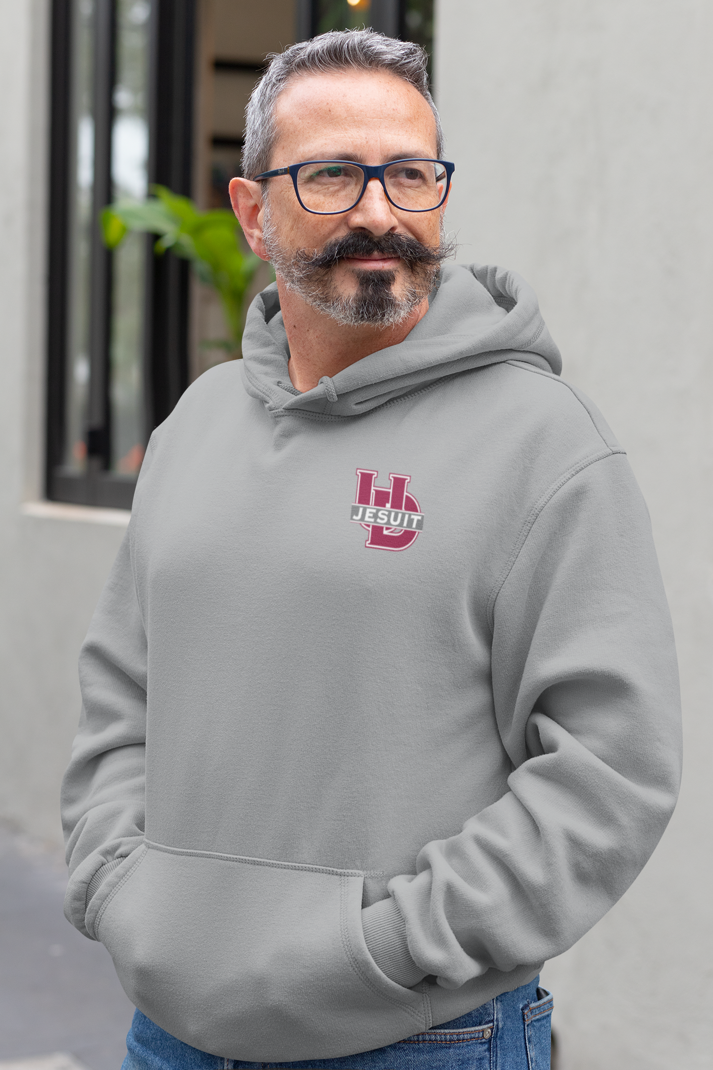 University of Detroit Jesuit High School and Academy- - Hooded Pullover