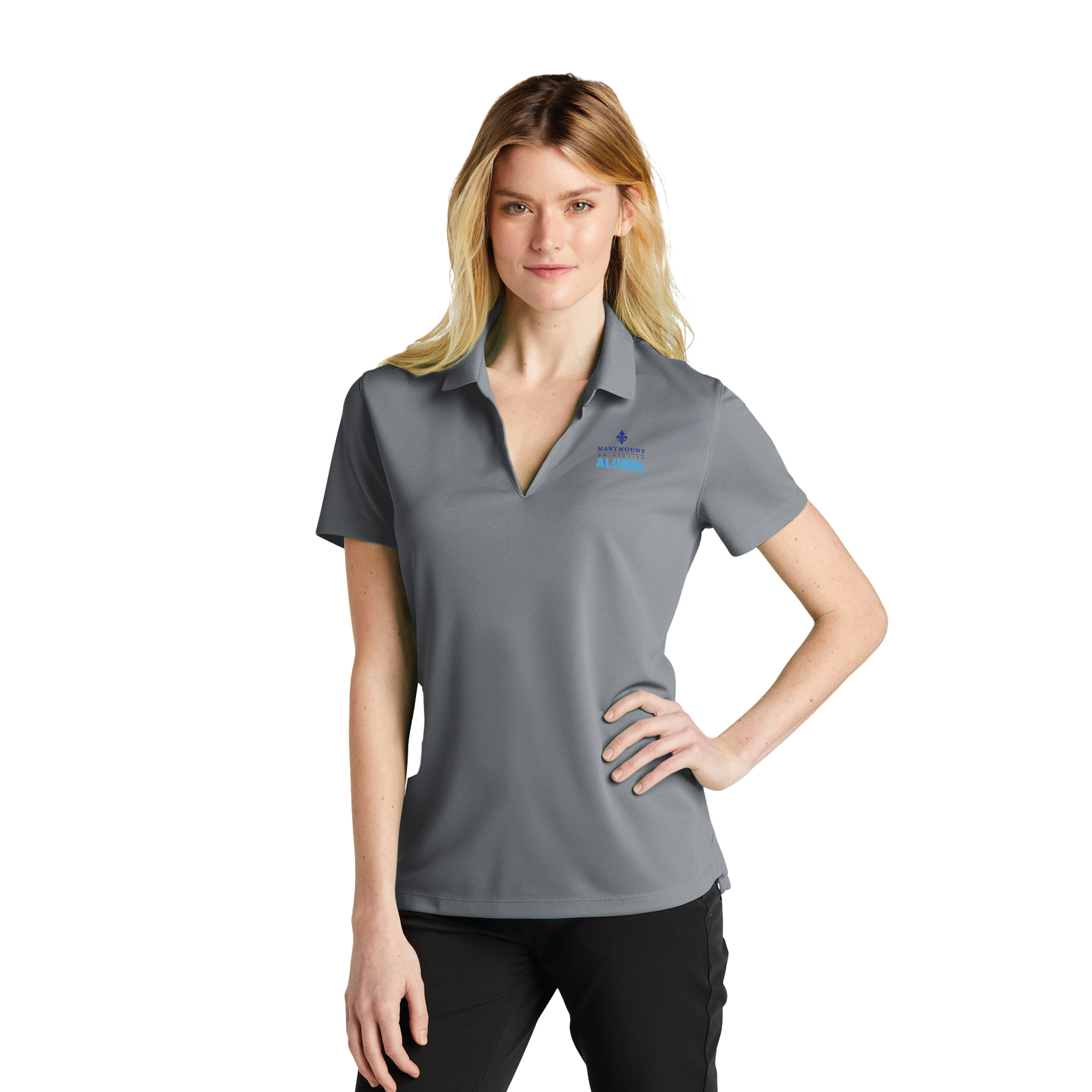 Marymount University - Nike Ladies Dri-Fit Micro Pique 2.0 Polo