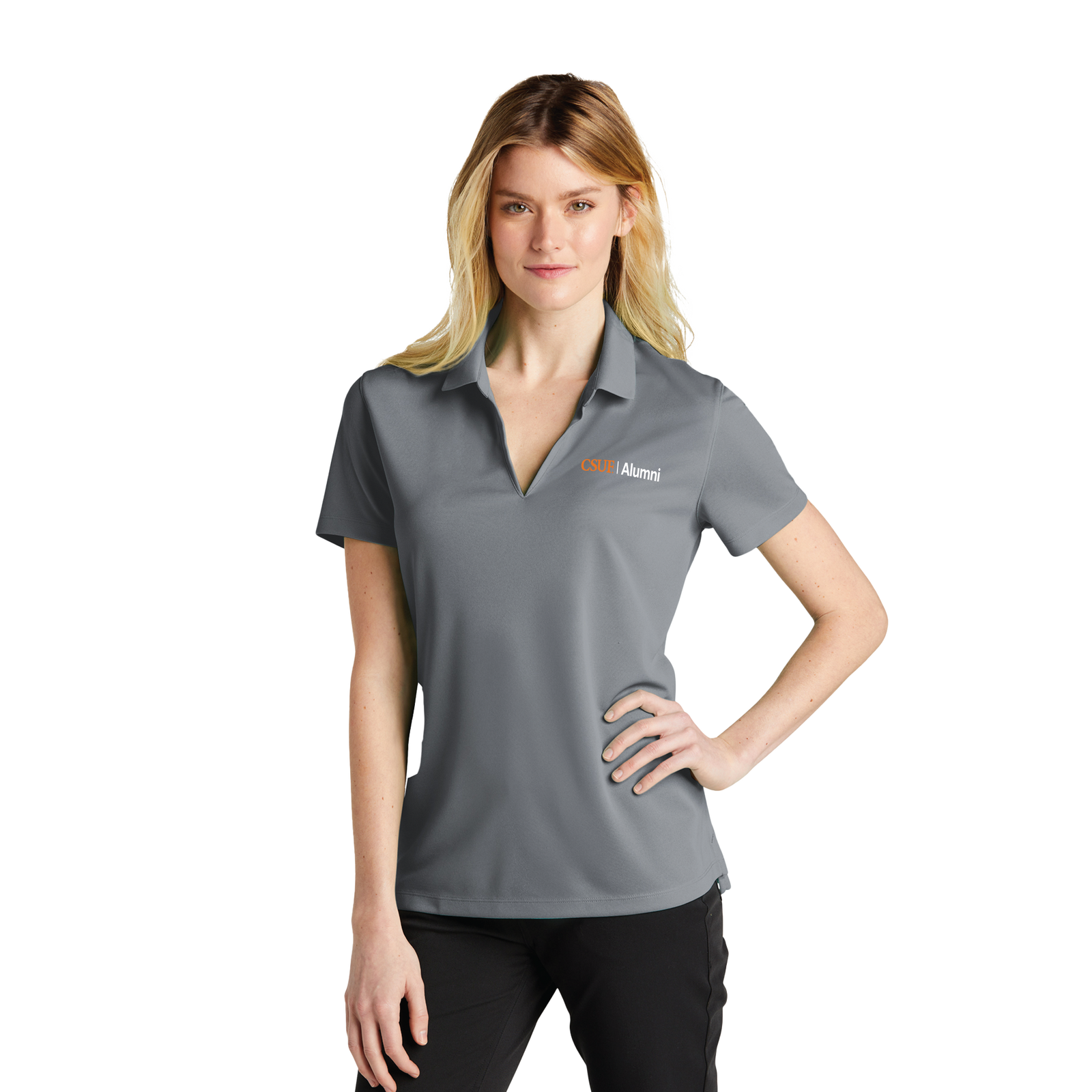 CSUF - Nike Ladies Dri-Fit Micro Pique 2.0 Polo