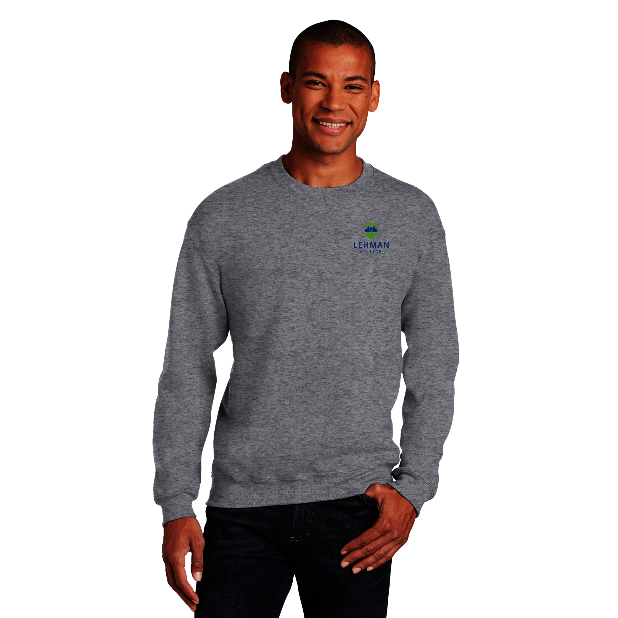 CUNY On Behalf of Lehman College - Unisex Cotton Crew Sweatshirt