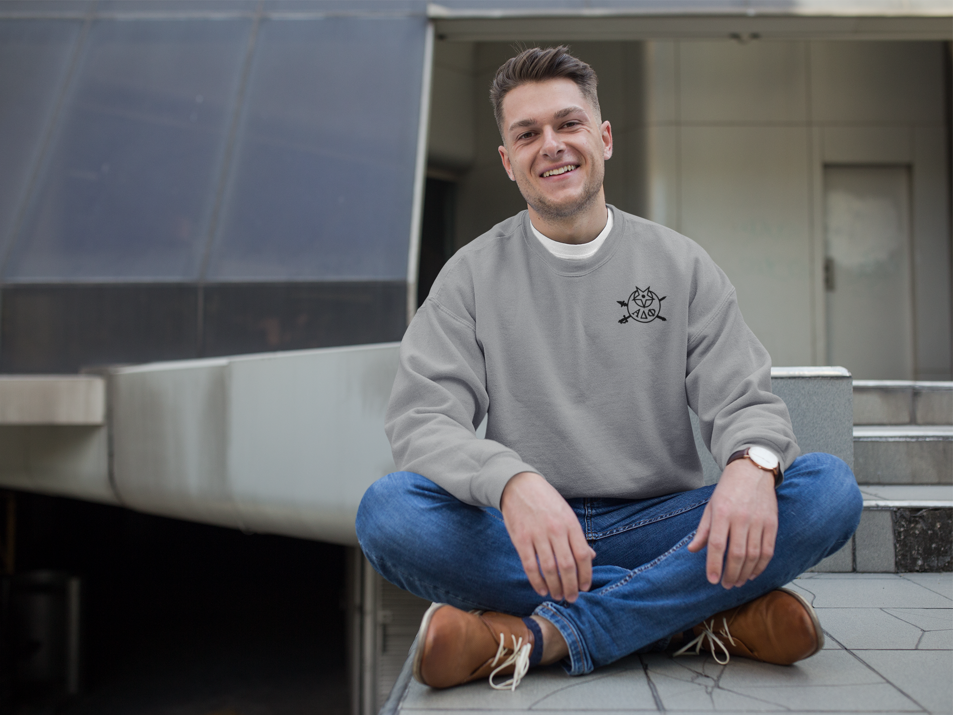 Alpha Delta Phi Fraternity - Unisex Crew Sweatshirt