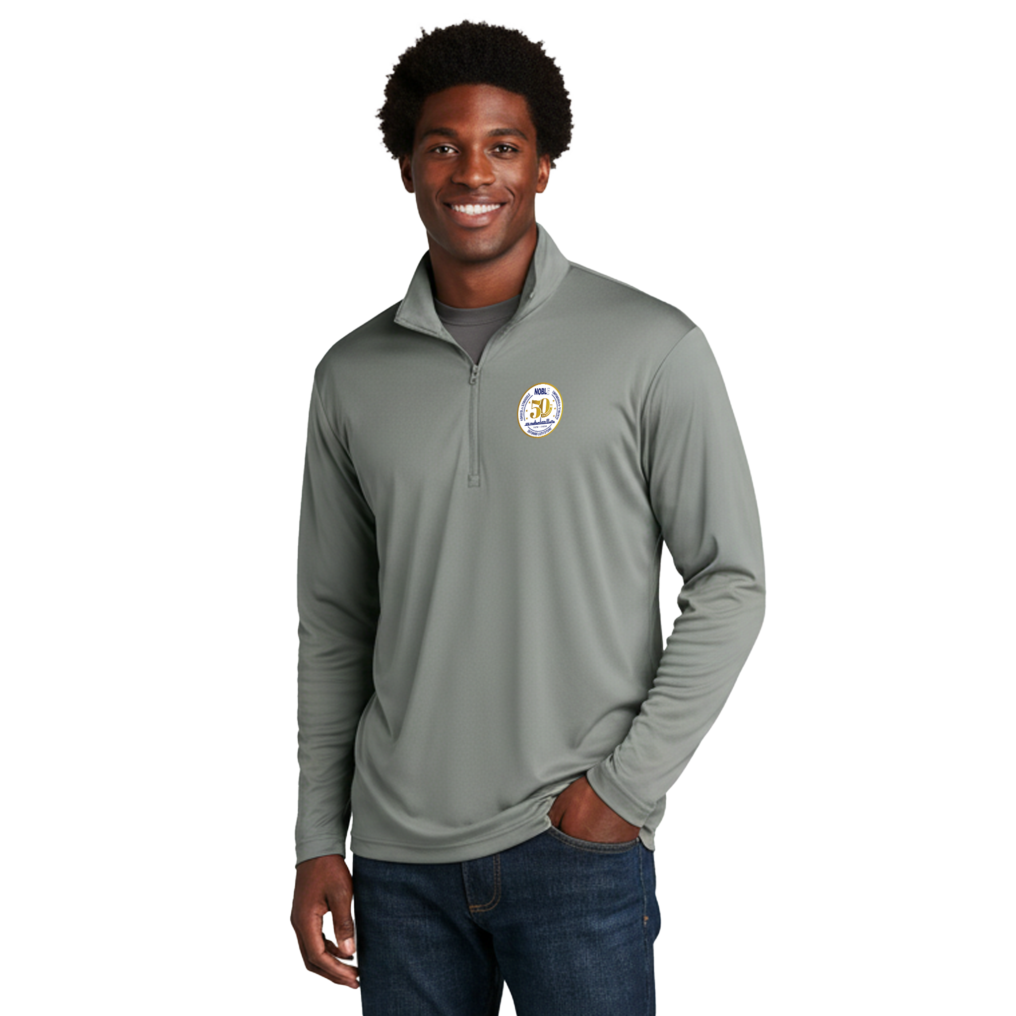 National Organization of Black Law Enforcement Executives- Quarter Zip Pullover