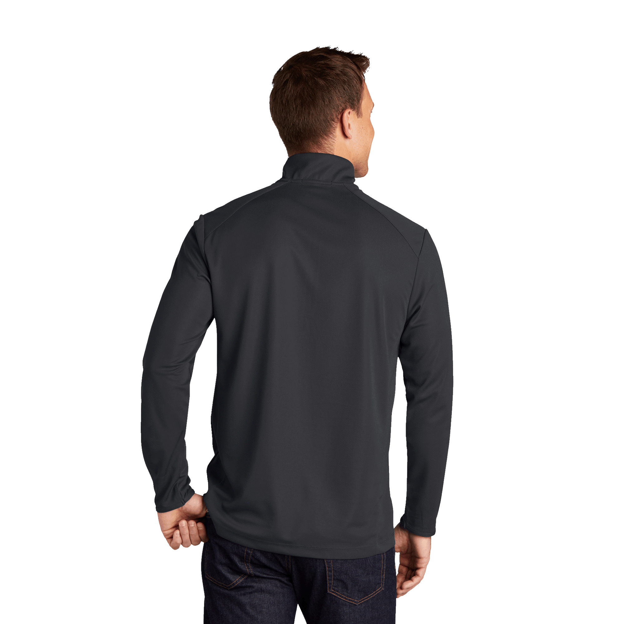Manhattan University - 1/2 Zip Mesh Pullover