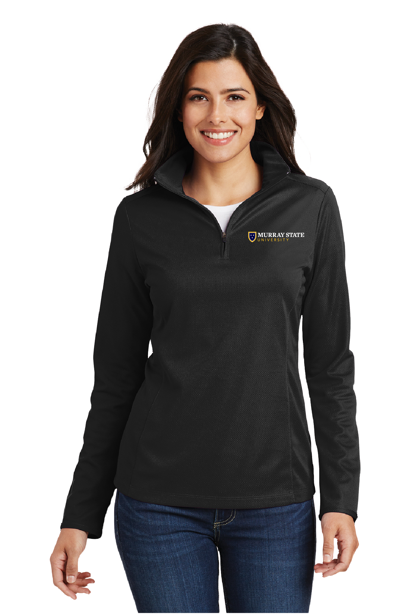 Murray State University  - 1/2 Zip Mesh Ladies Pullover