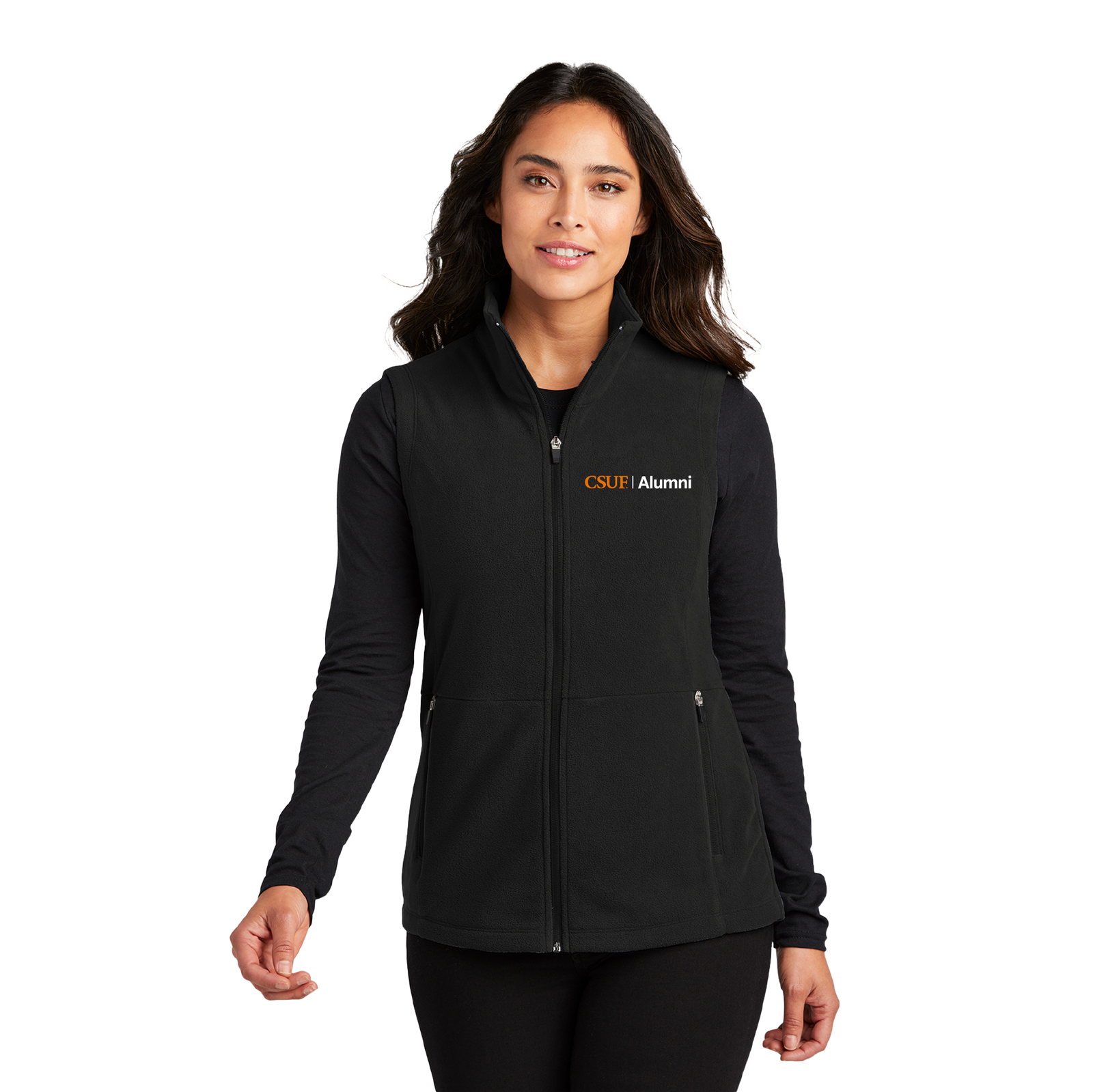 CSUF - Ladies Microfleece Vest