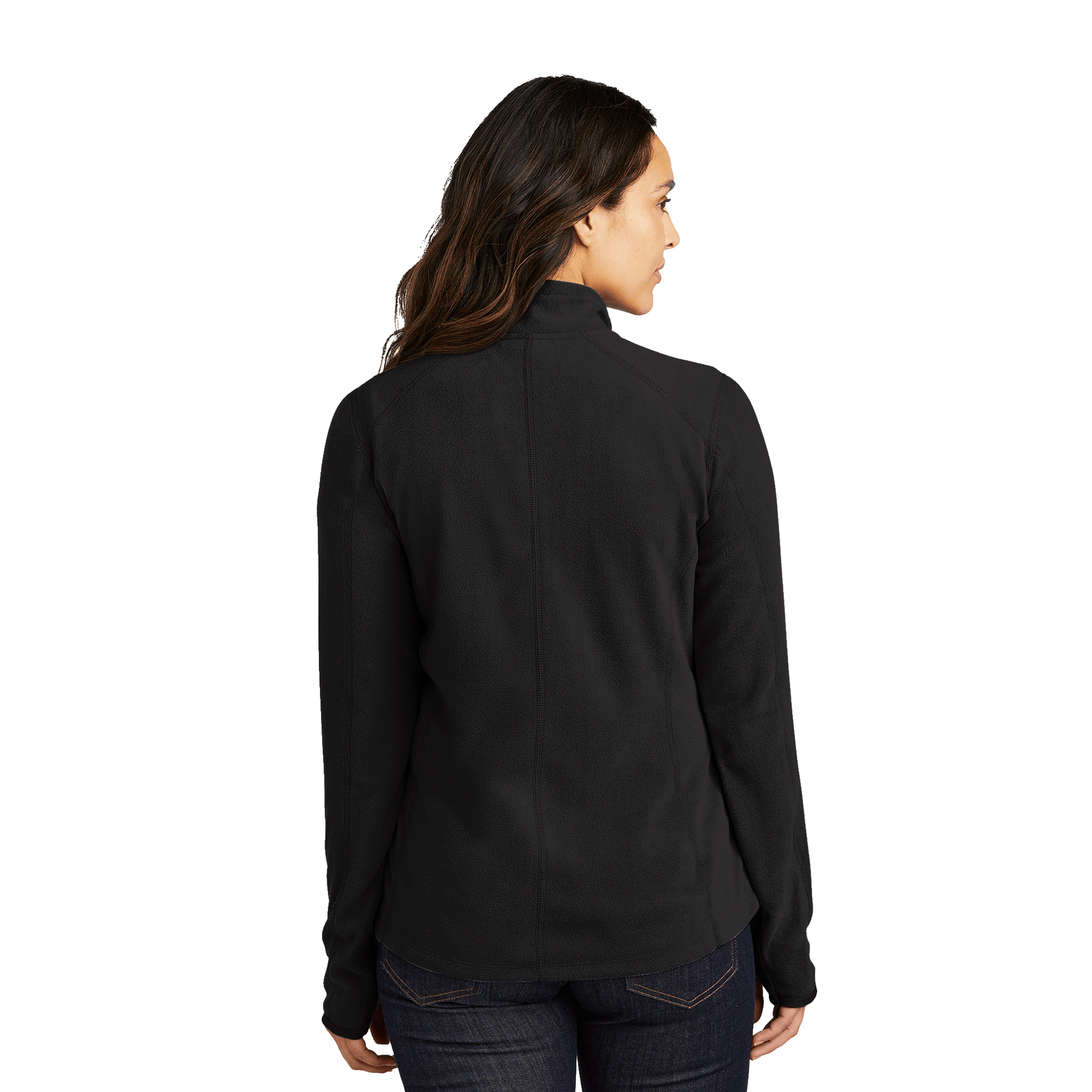 CSUF - Ladies Microfleece 1/2-Zip Pullover