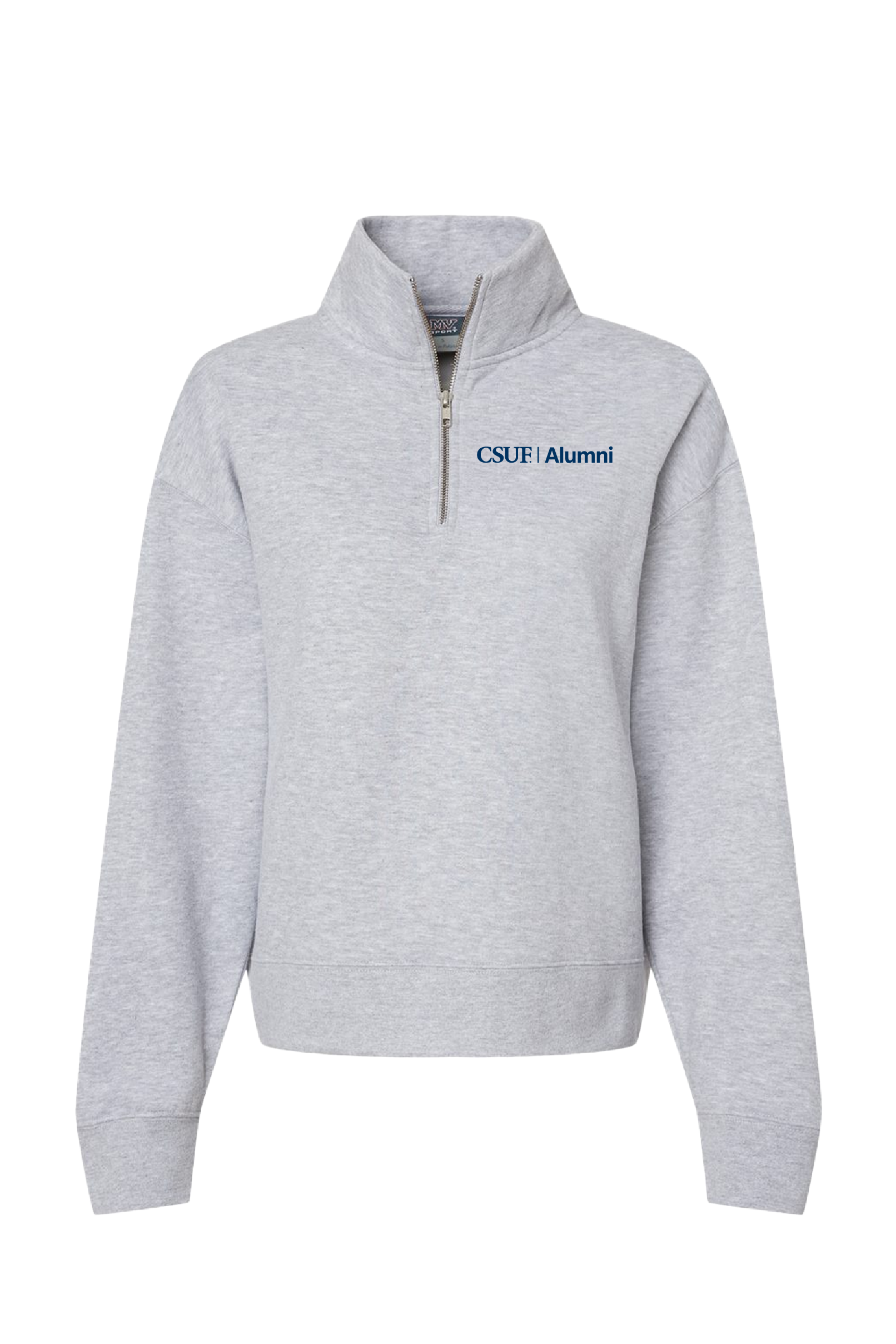 CSUF - Women's Sueded Fleece Quarter-Zip Sweatshirt