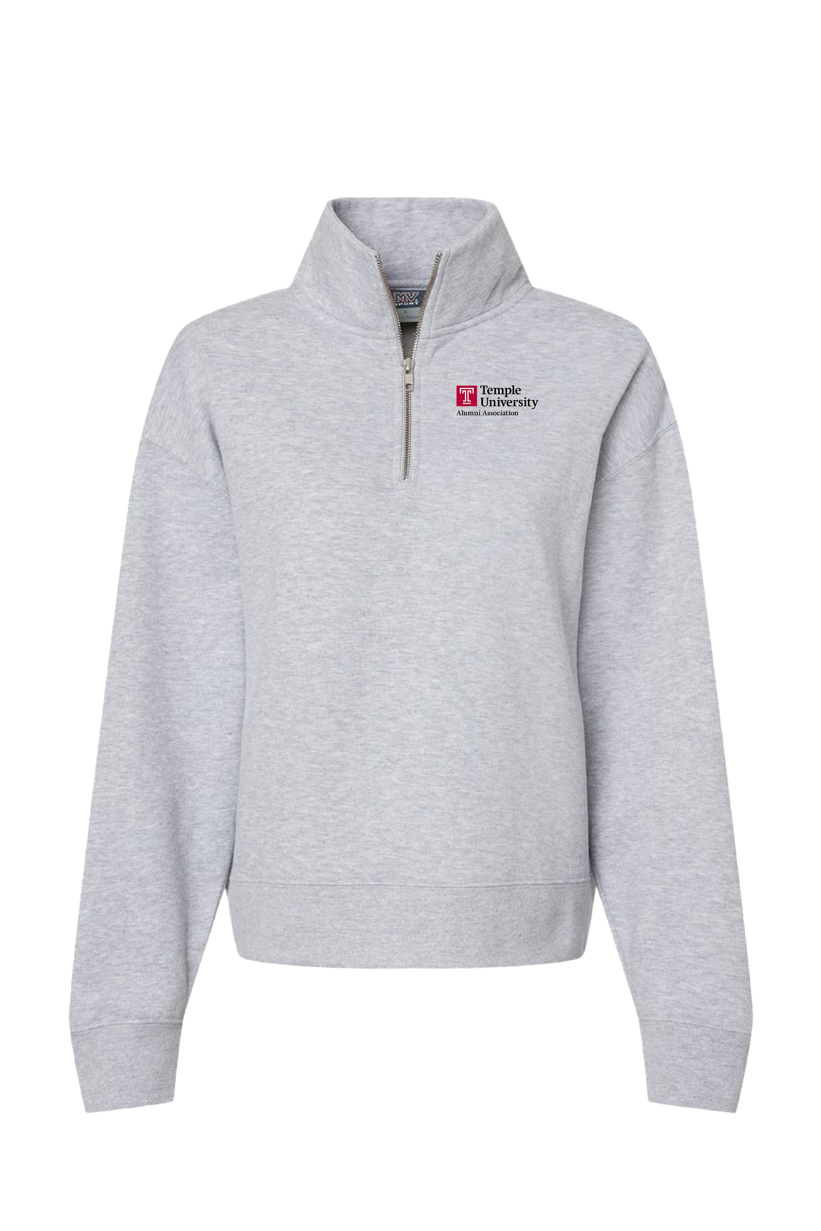 Temple University  - Women's Sueded Fleece Quarter-Zip Sweatshirt
