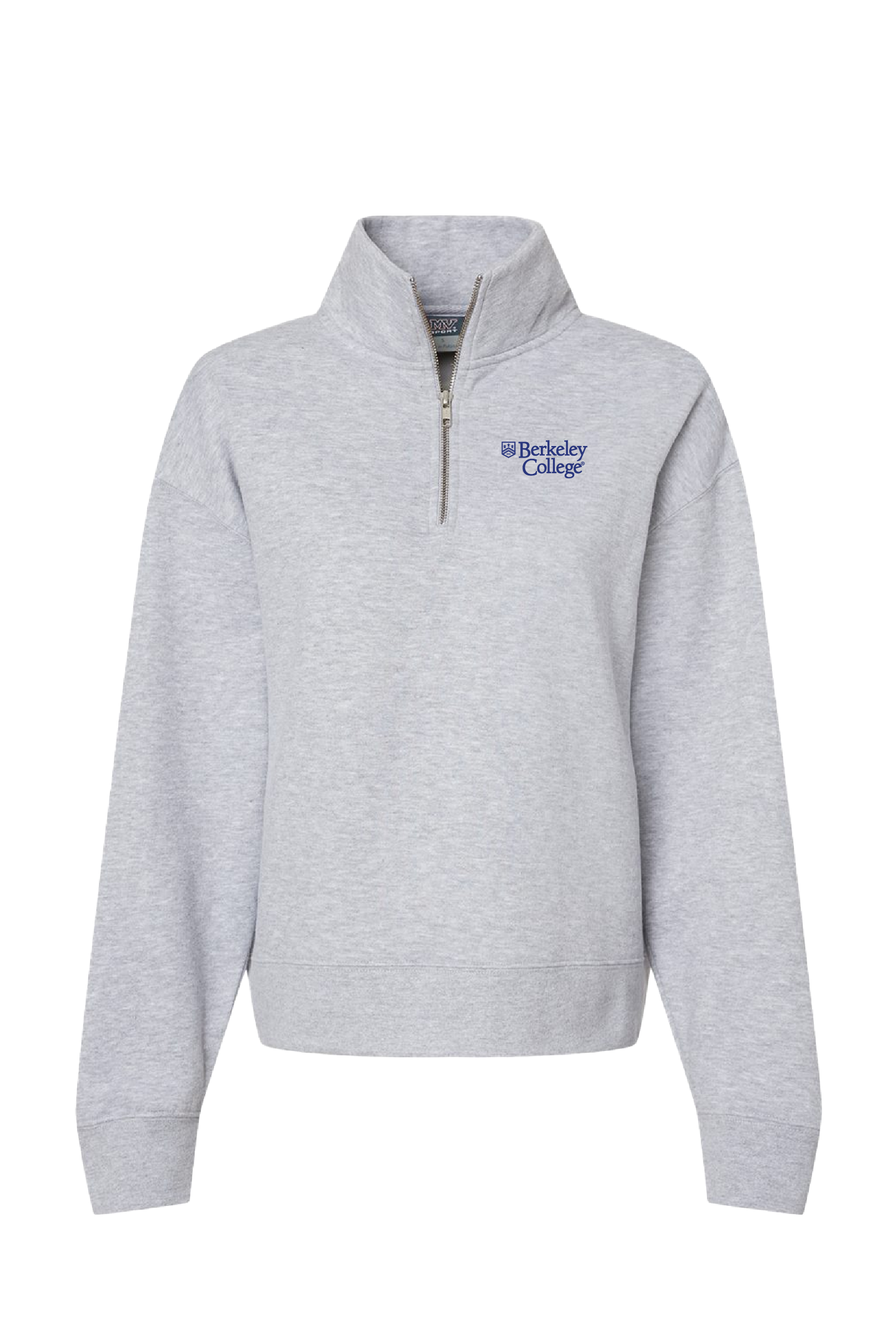 Berkeley College - Women's Sueded Fleece Quarter-Zip Sweatshirt