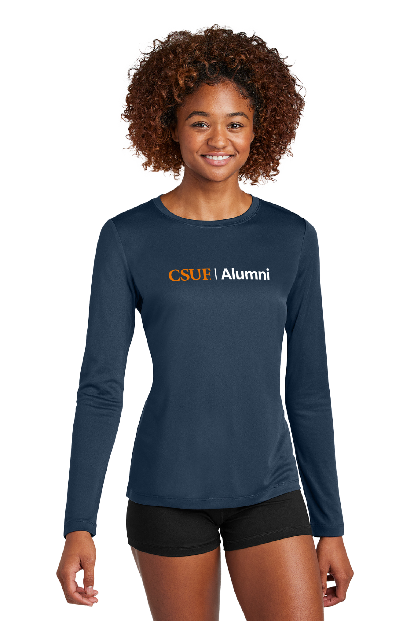 CSUF - Posi-UV Pro Ladies Long Sleeve Tee