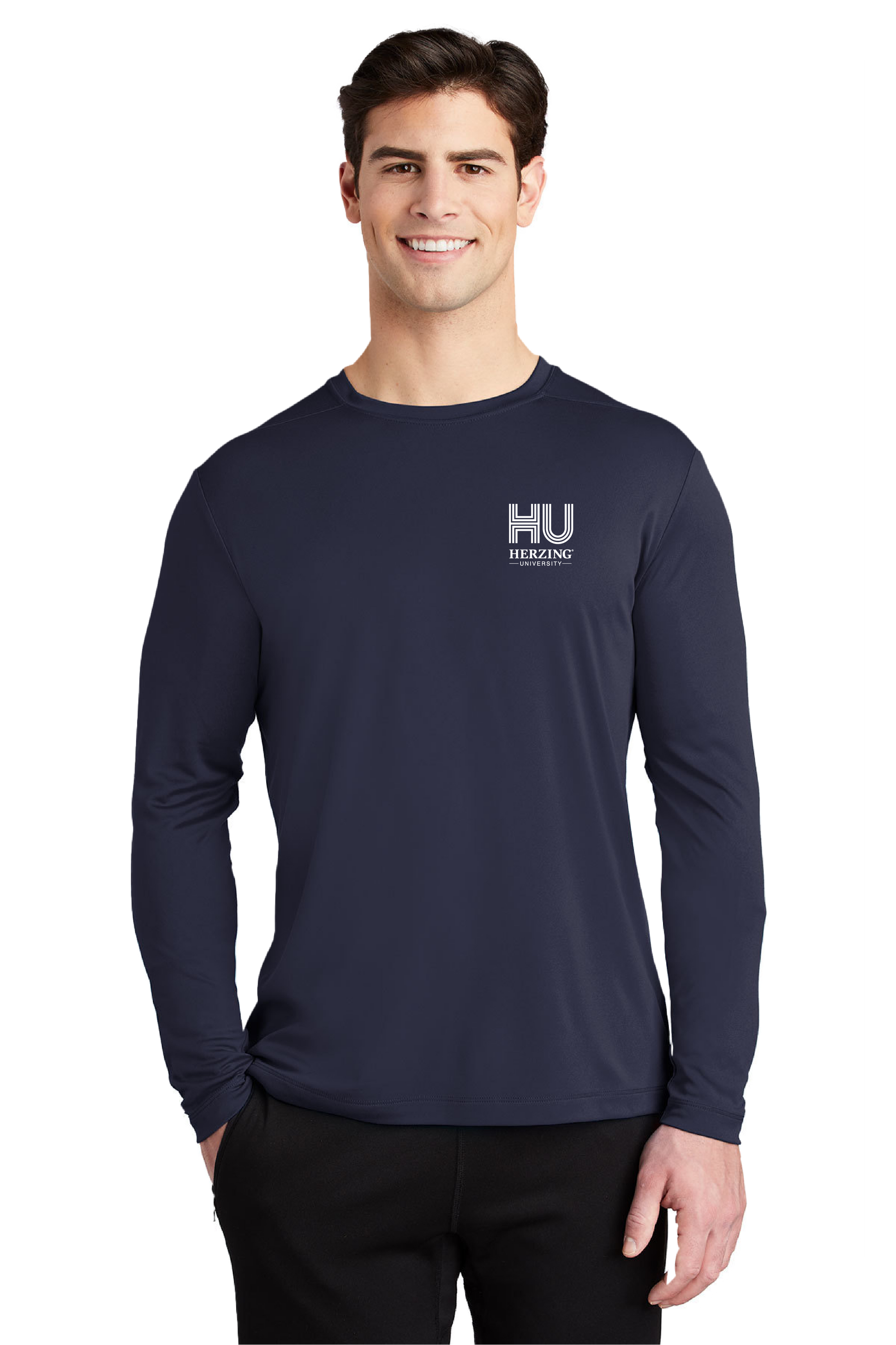 Herzing University  - Posi-UV Pro Men's Long Sleeve Tee