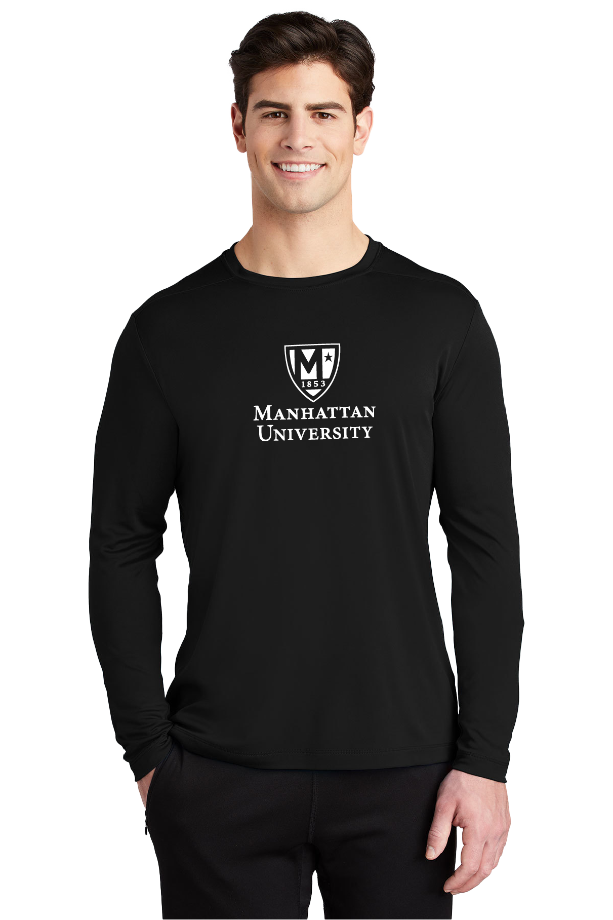 Manhattan University - Posi-UV Pro Men's Long Sleeve Tee