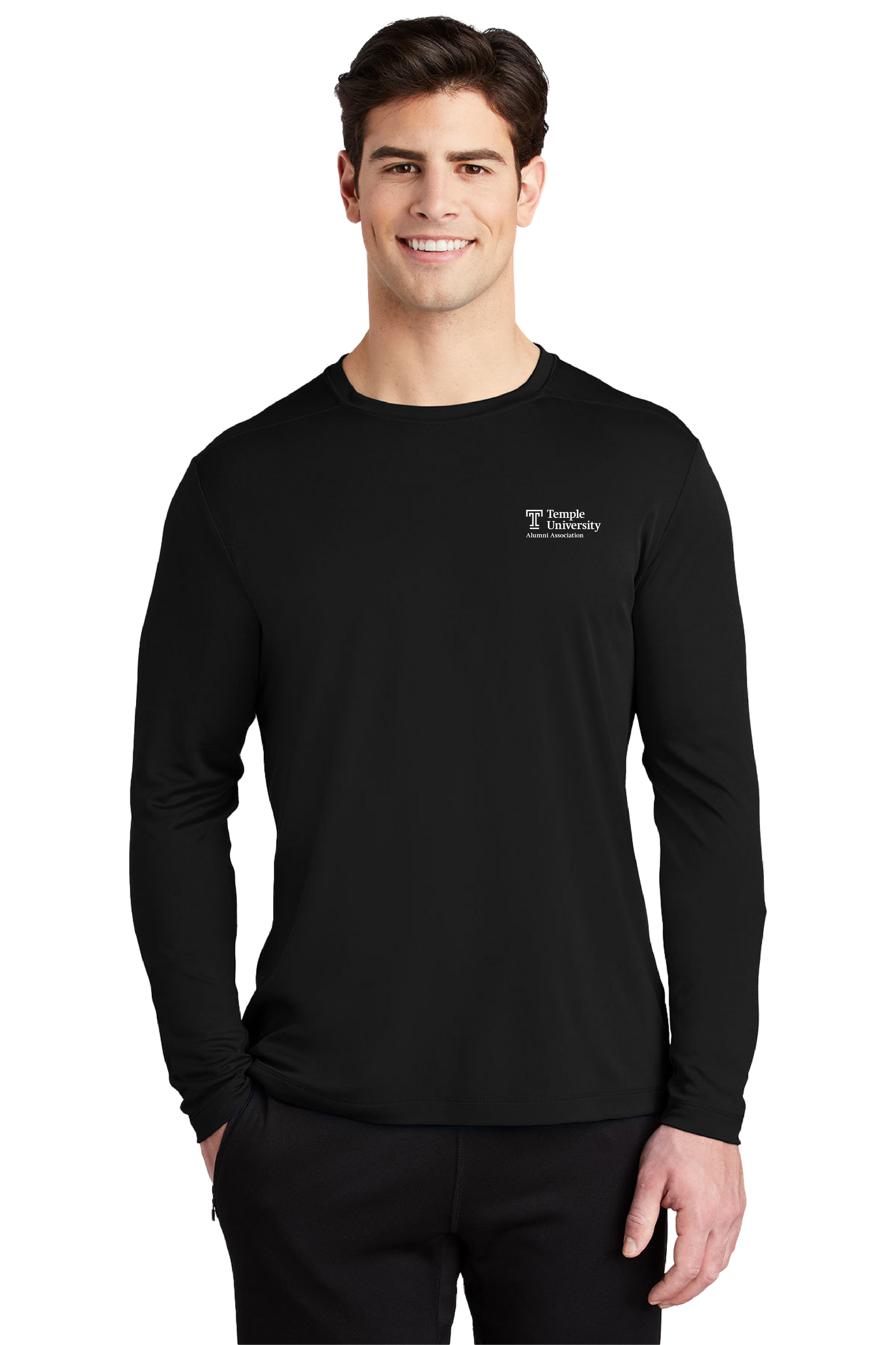 Temple University  - Posi-UV Pro Men's Long Sleeve Tee
