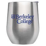 Berkeley College - Stainless Steel Stemless Wine Glass with Lid