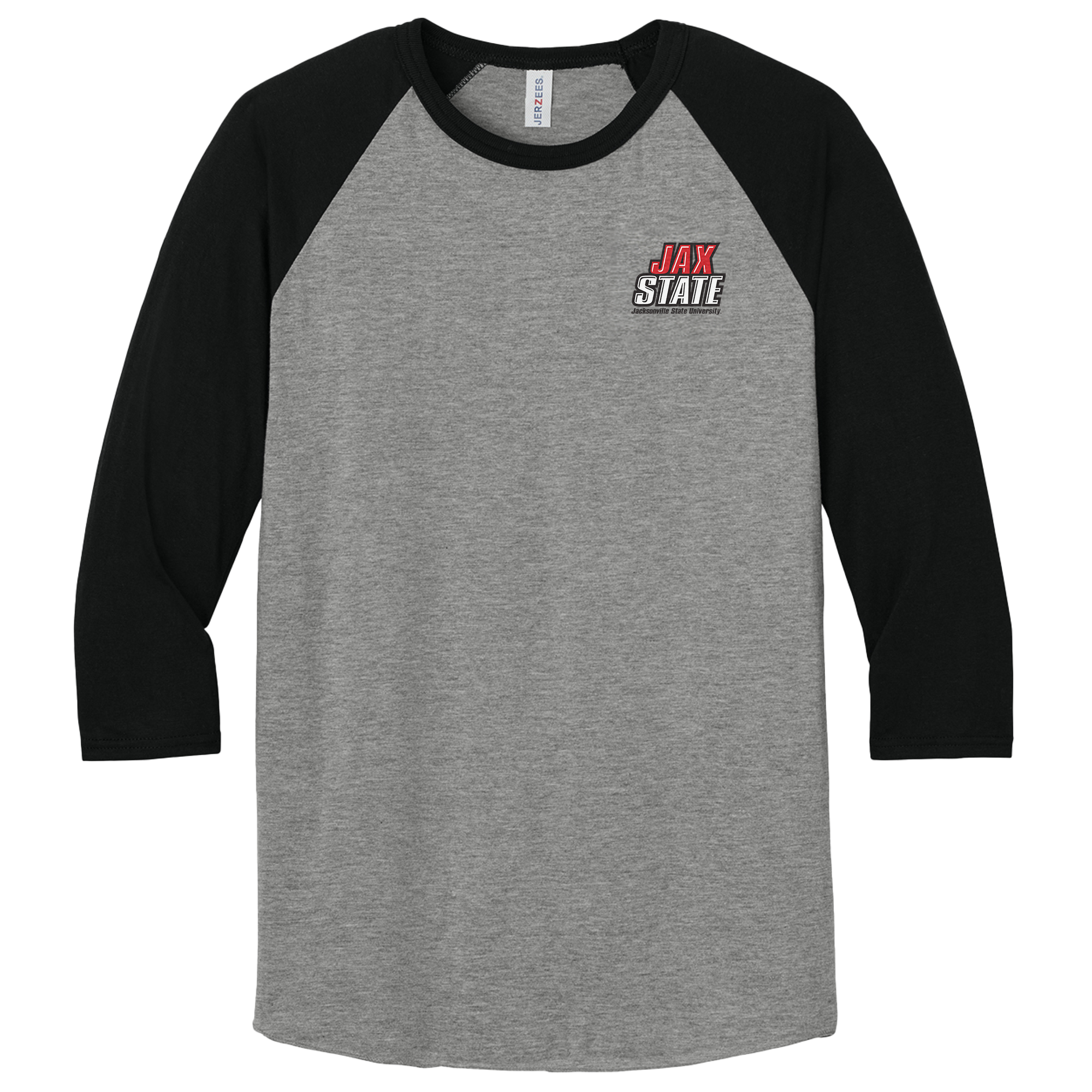 Jacksonville State University -3/4-Sleeve Raglan Tee