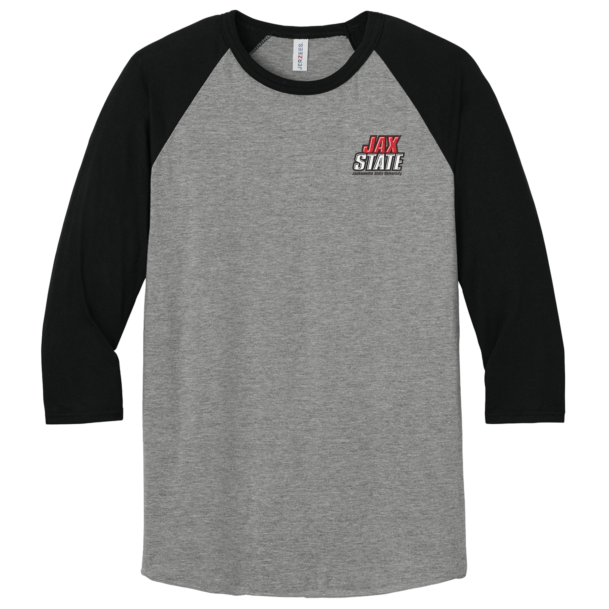 Jacksonville State University -3/4-Sleeve Raglan Tee