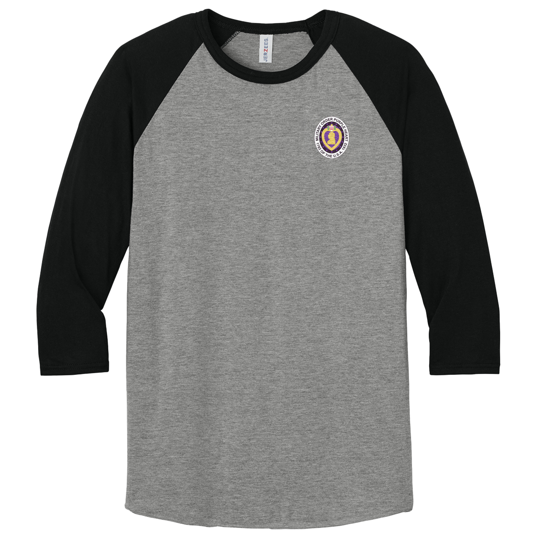 Military Order of the Purple Heart - 3/4-Sleeve Raglan Tee