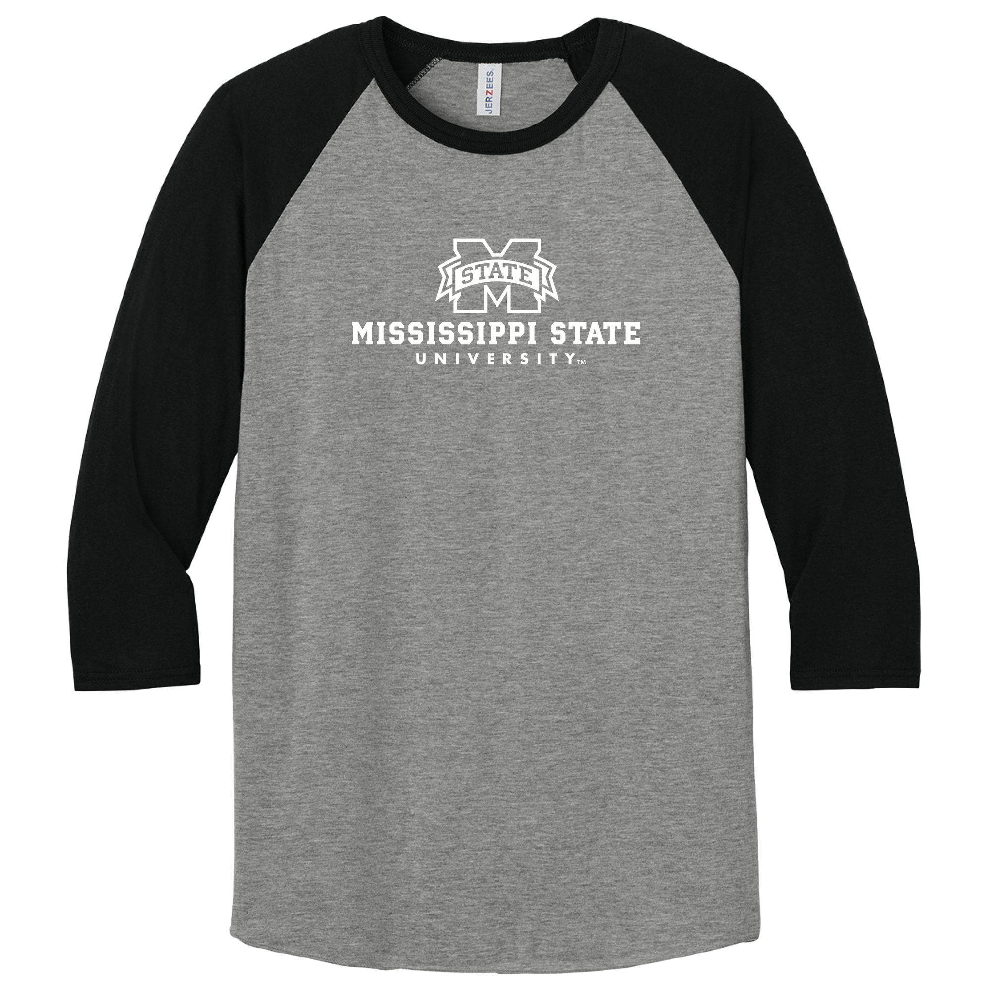 Mississippi State University - 3/4-Sleeve Raglan Tee