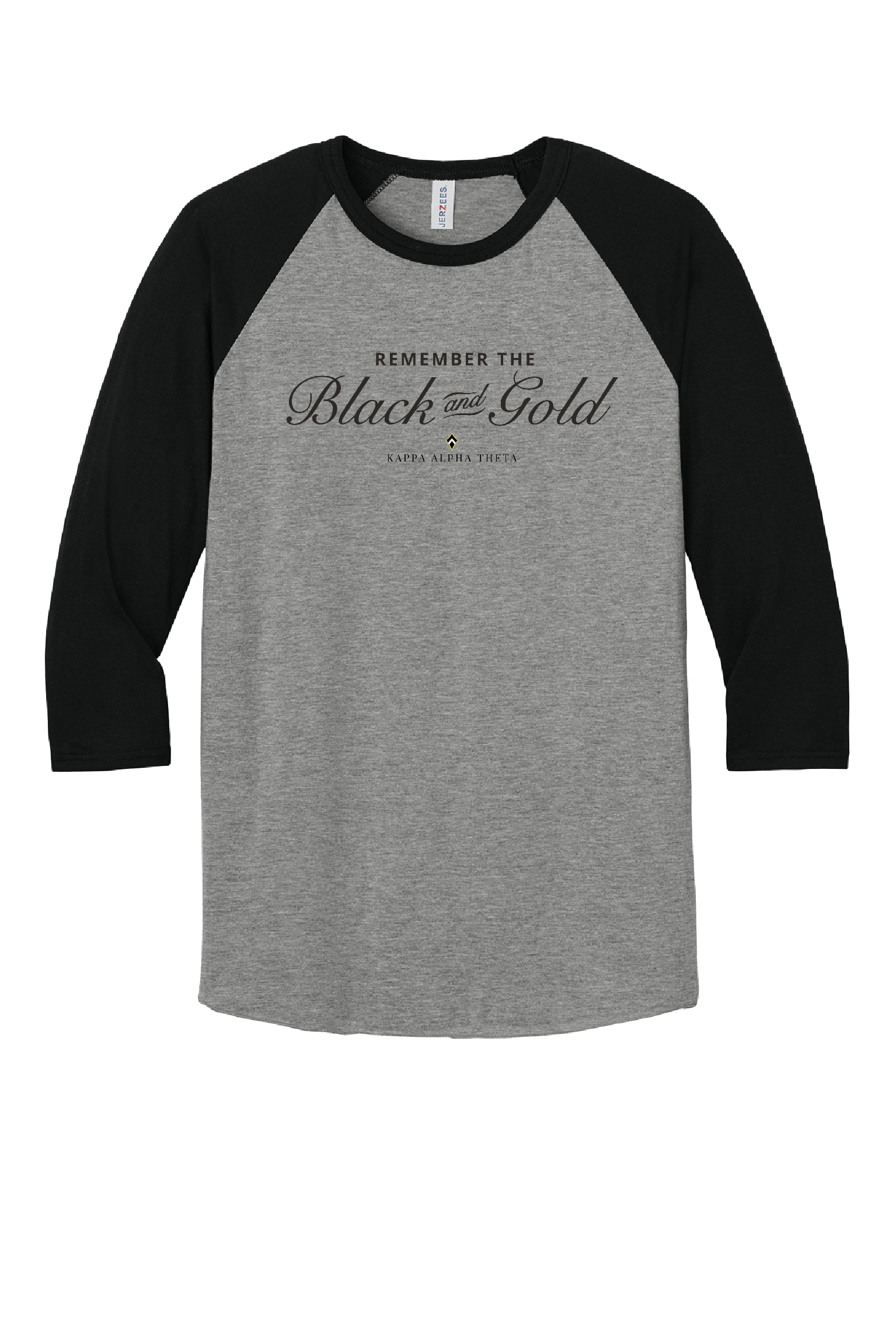 Kappa Alpha Theta Fraternity - 3/4-Sleeve Raglan Tee