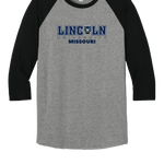 Lincoln University - 3/4-Sleeve Raglan Tee