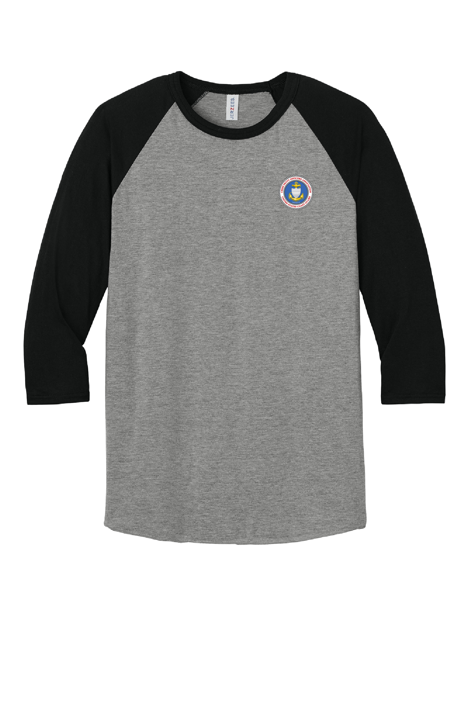 US Coast Guard Chief Petty Officers Association - 3/4-Sleeve Raglan Tee