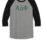 Alpha Delta Phi Fraternity - 3/4-Sleeve Raglan Tee