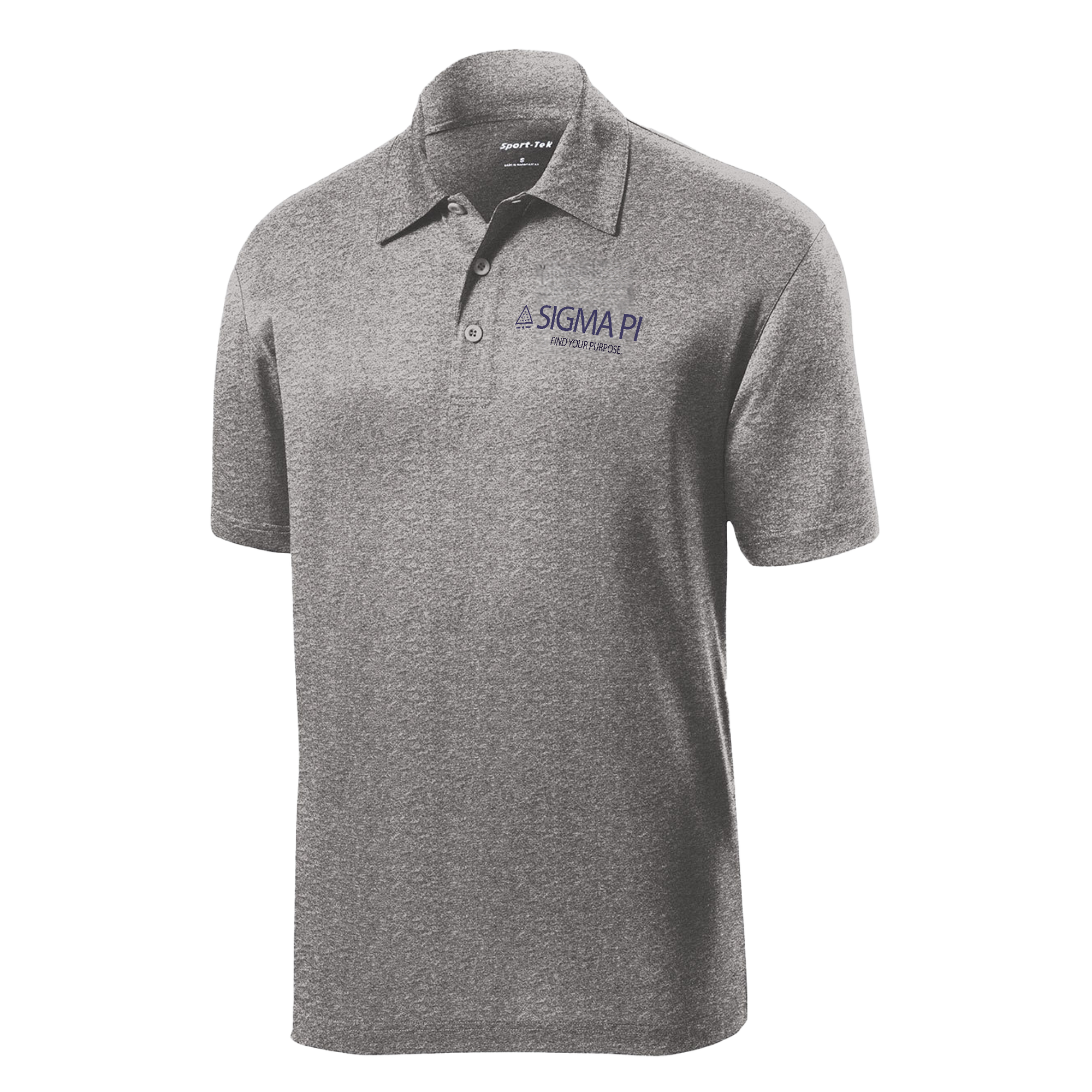 Sigma Pi Fraternity - Heathered Polo