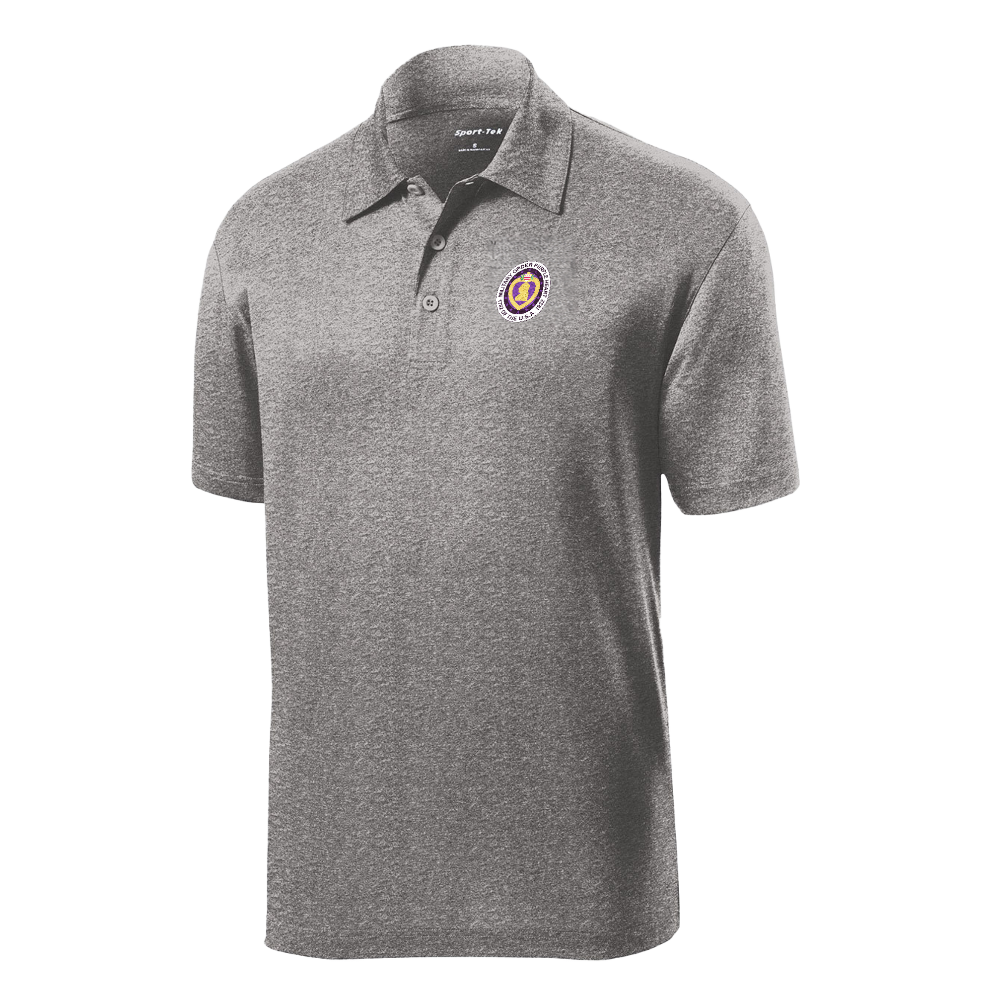 Military Order of the Purple Heart - Heathered Polo