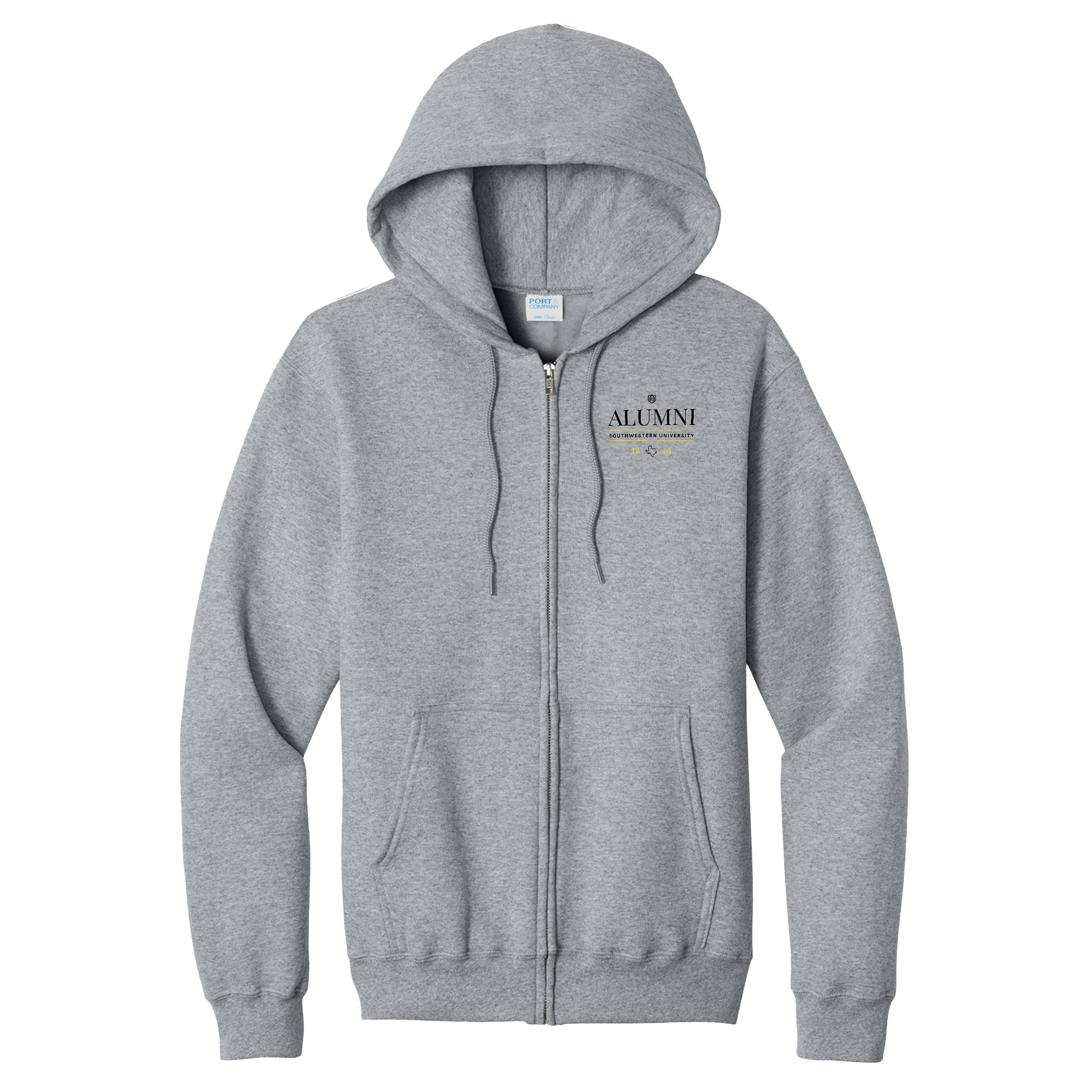 Southwestern University - Full Zip Hooded Sweatshirt
