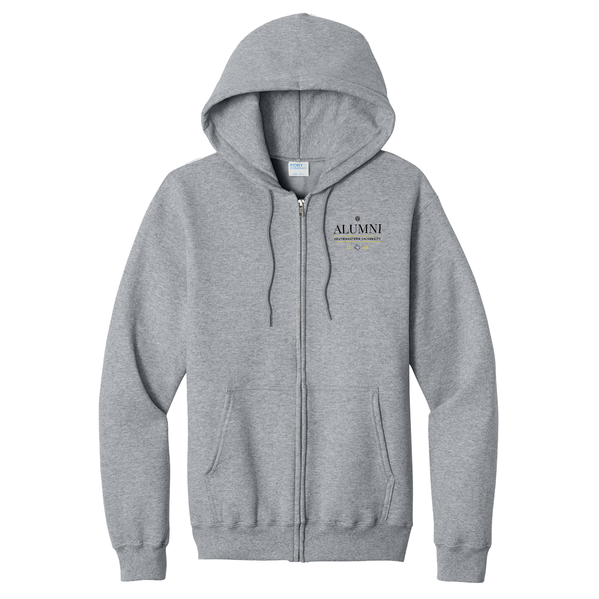 Southwestern University - Full Zip Hooded Sweatshirt