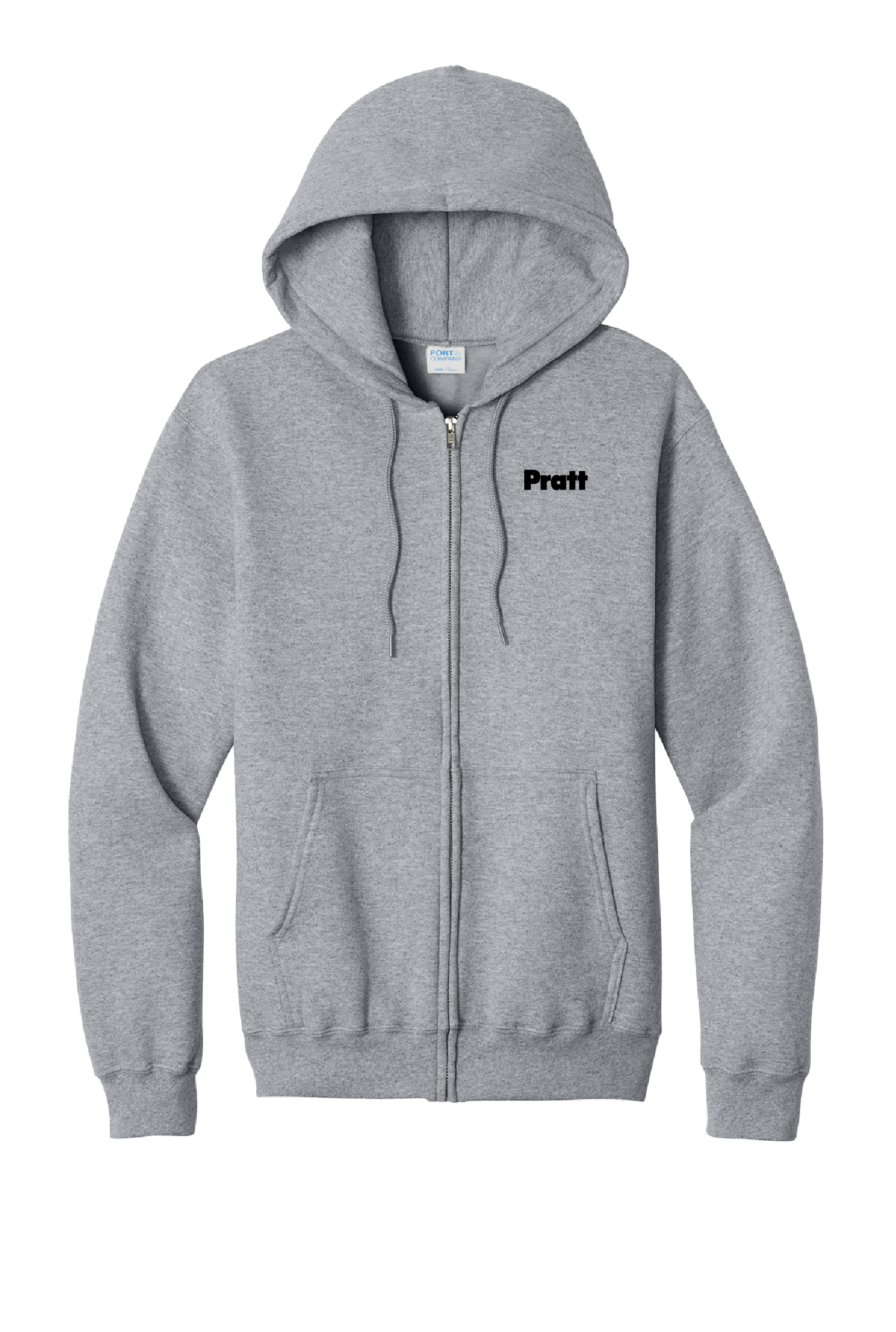 Pratt Institute - Full Zip Hooded Sweatshirt