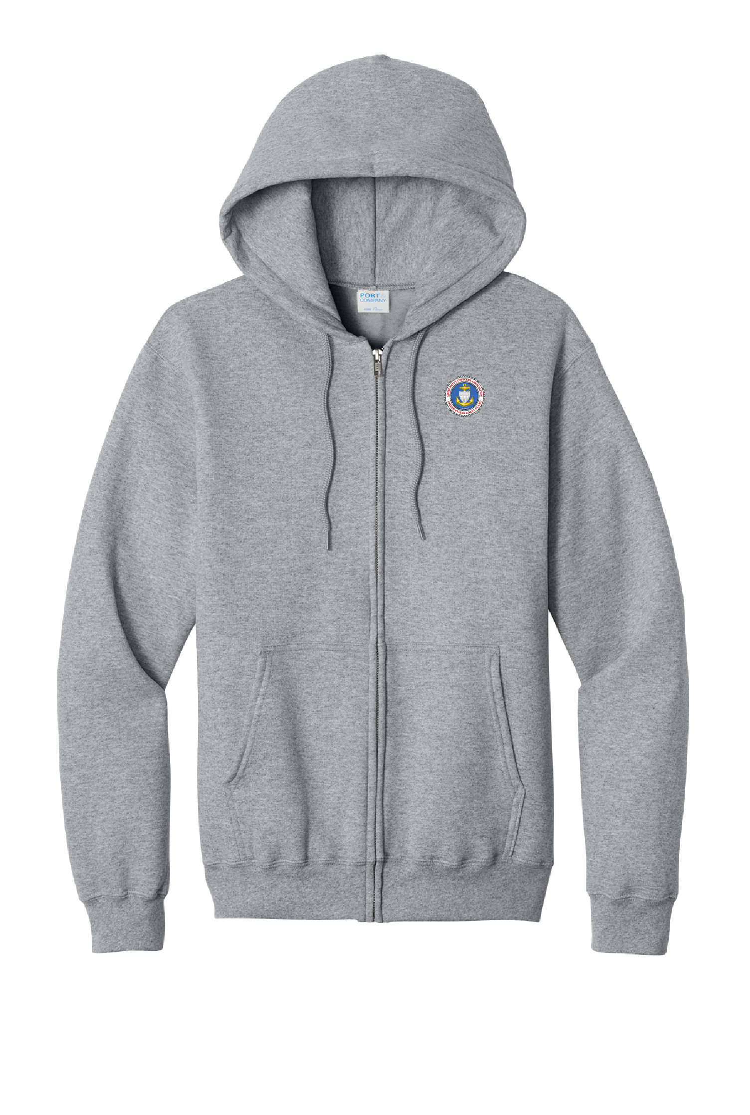 US Coast Guard Chief Petty Officers Association - Full Zip Hooded Sweatshirt