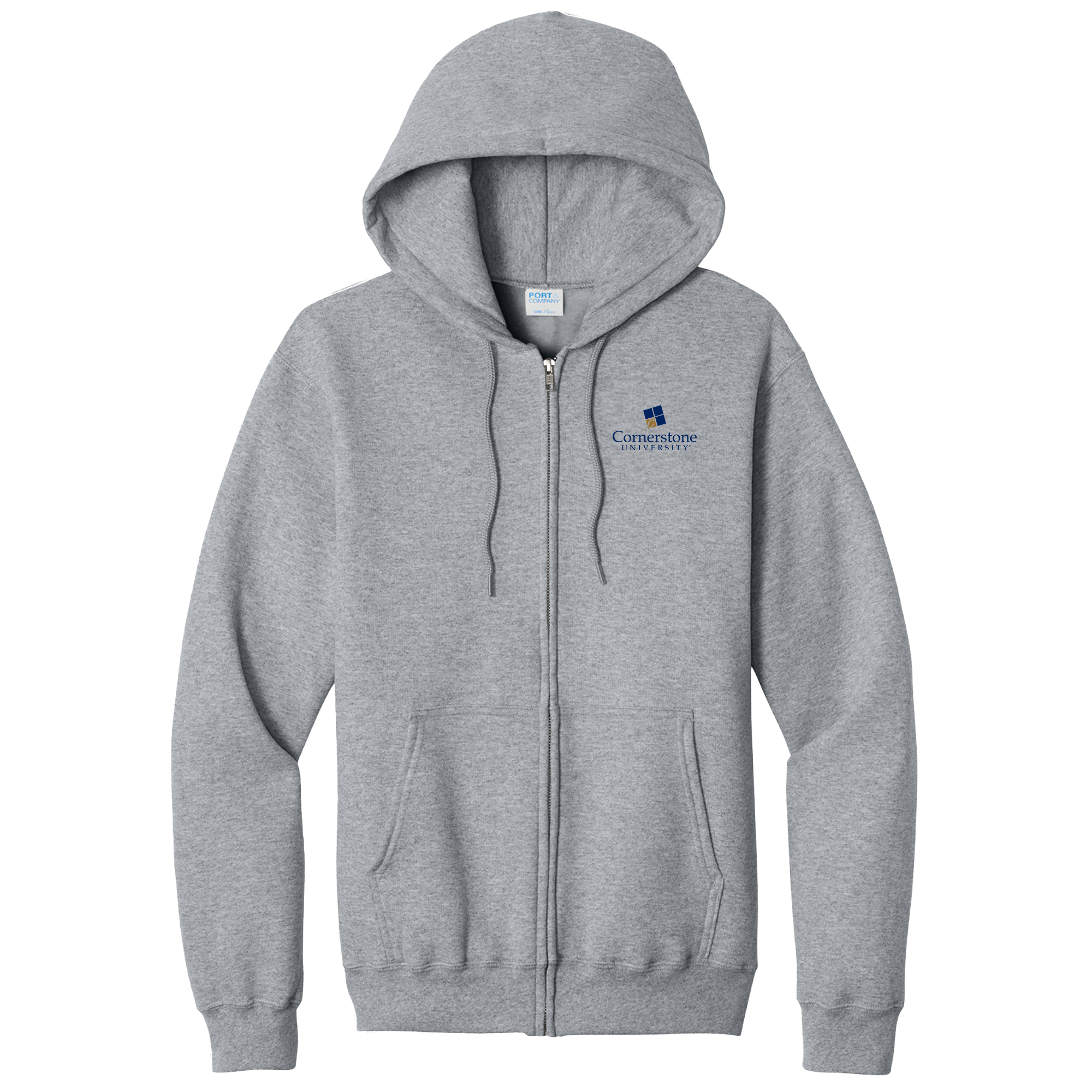 Cornerstone University- Full Zip Hooded Sweatshirt