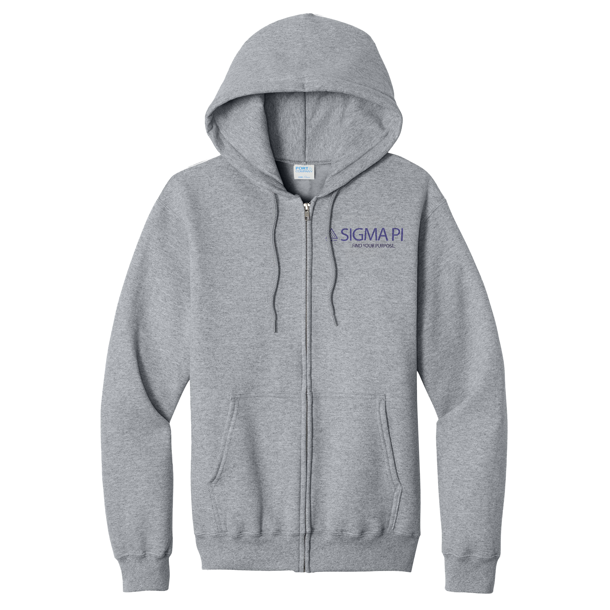 Sigma Pi Fraternity - Full Zip Hooded Sweatshirt