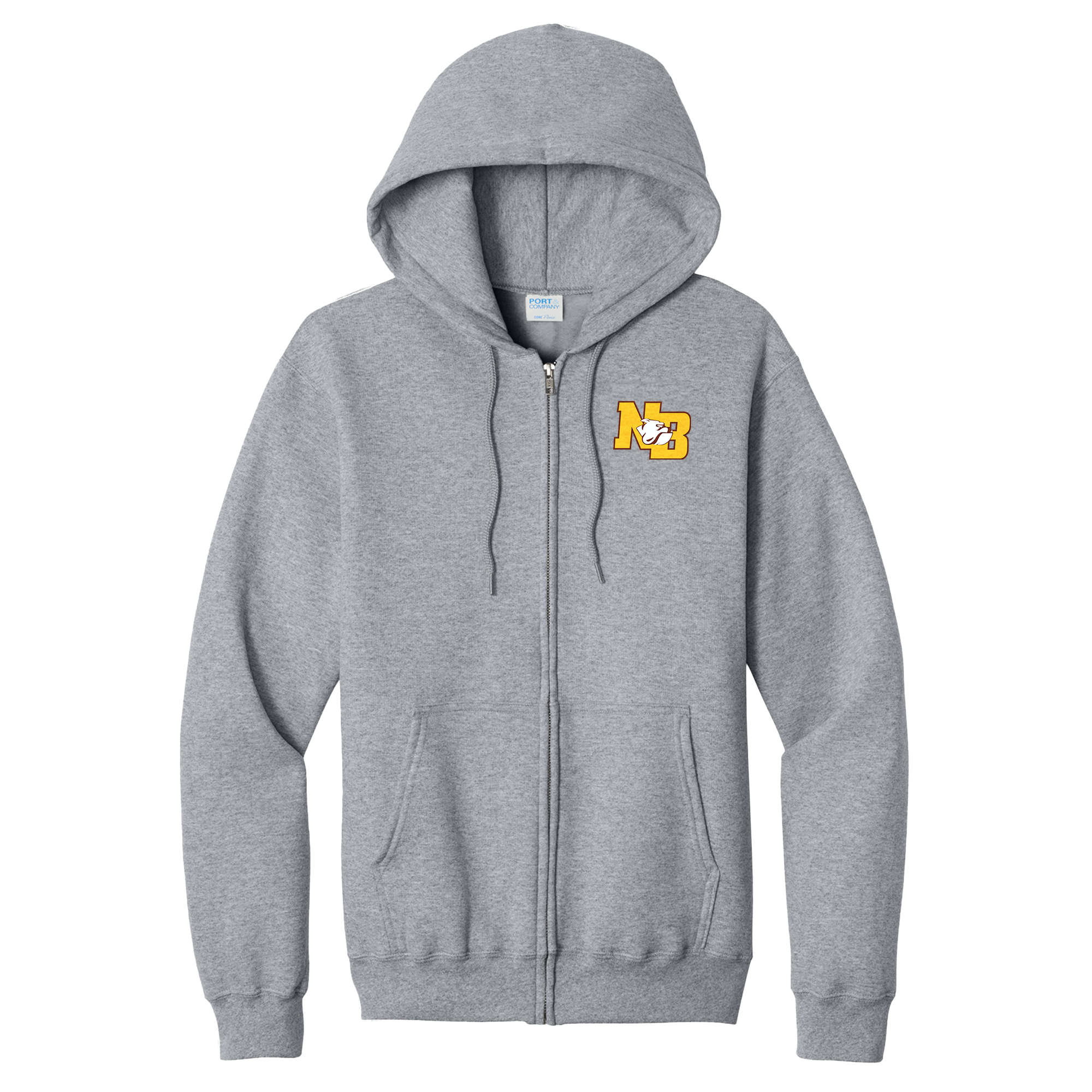 North Bend High School - Full Zip Hooded Sweatshirt