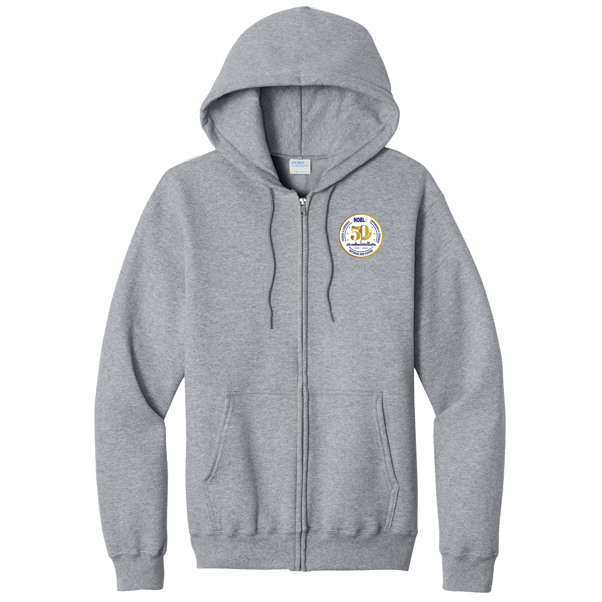 National Organization of Black Law Enforcement Executives- Full Zip Hooded Sweatshirt