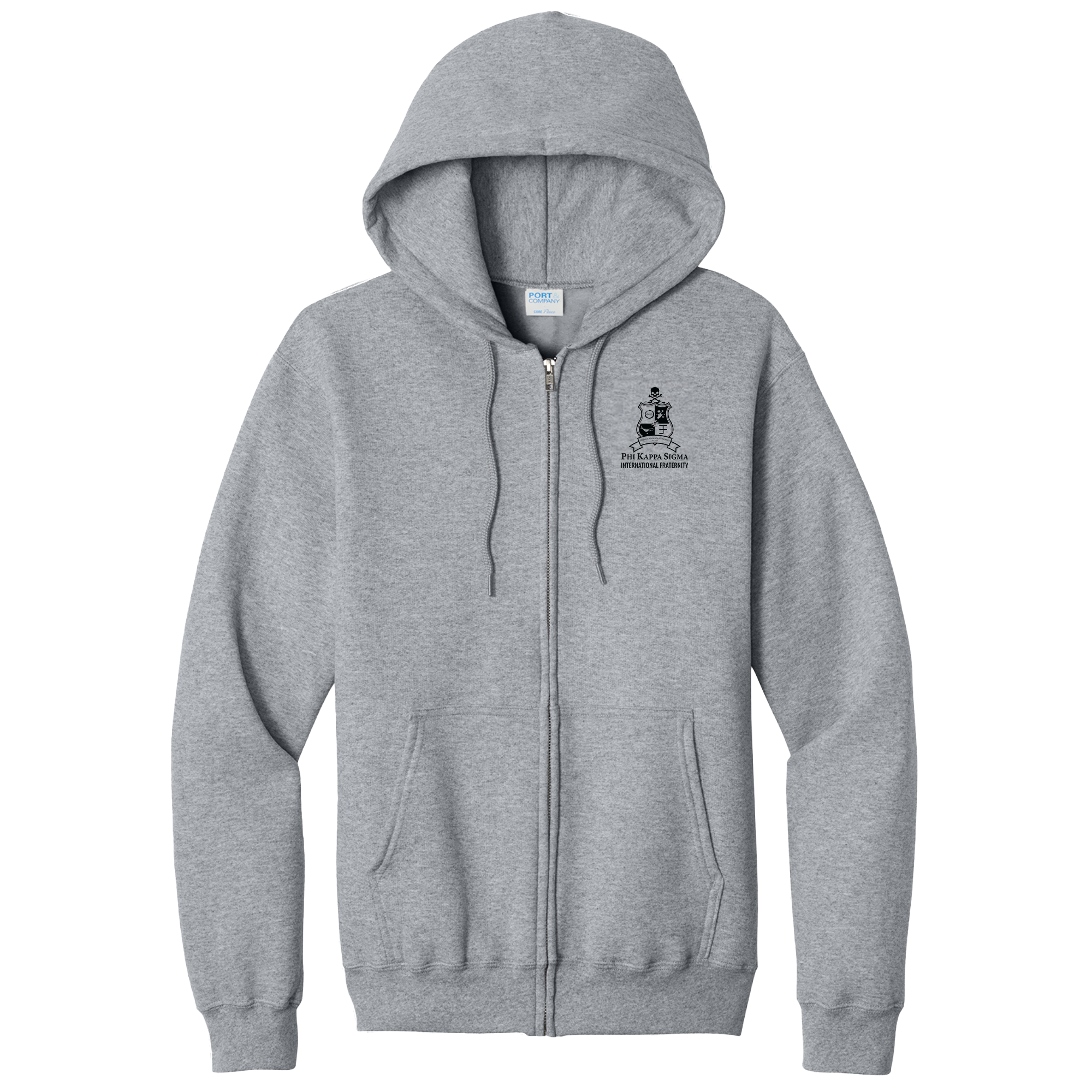 Phi Kappa Sigma - Full Zip Hooded Sweatshirt